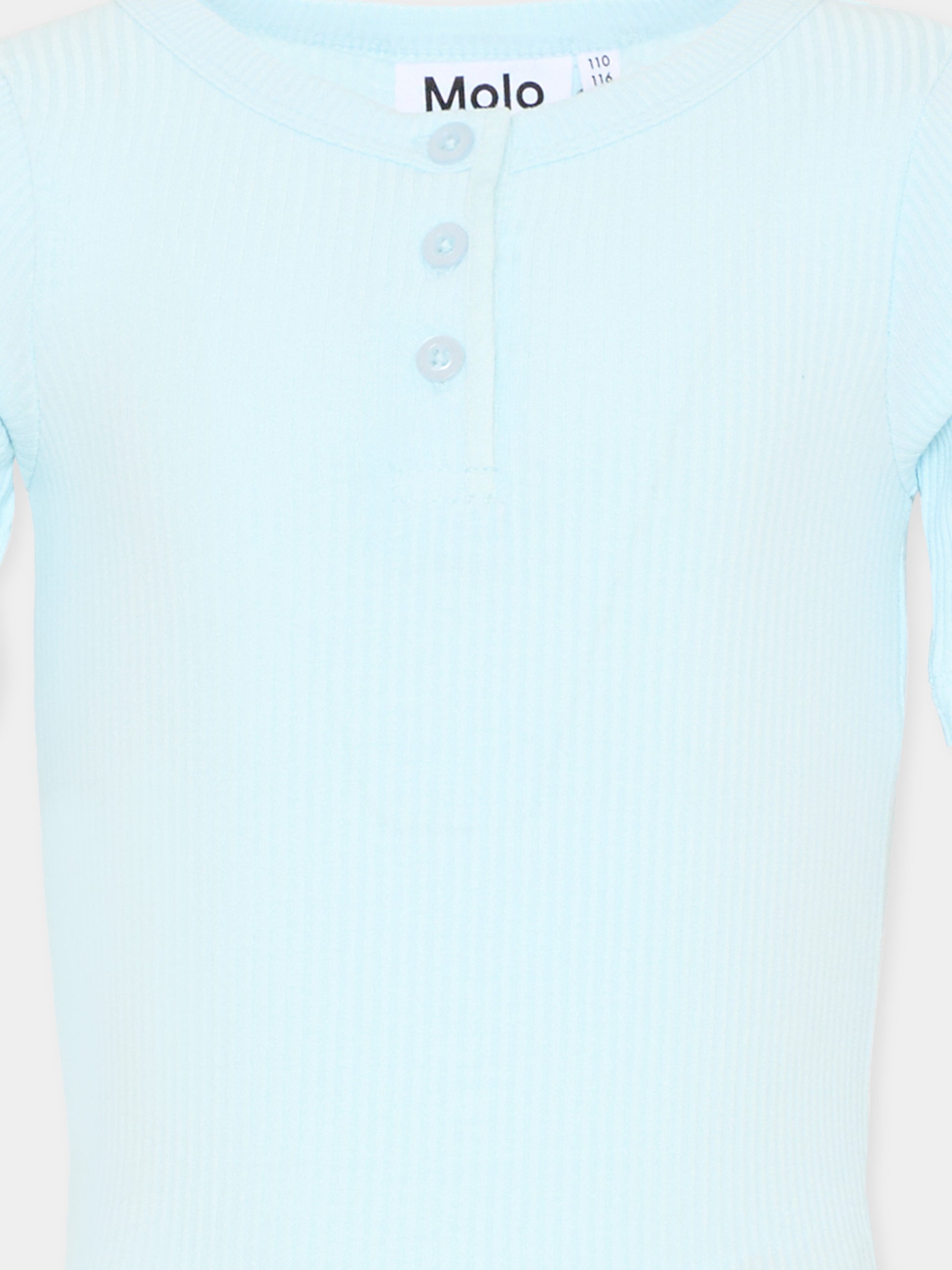 T-shirt celeste Rosey per bambina,Molo,2S26A205 5646