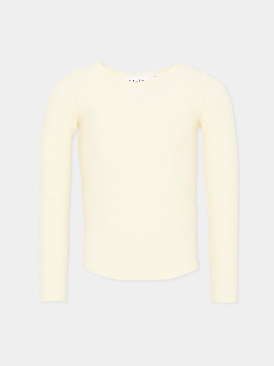 T-shirt avorio Rochelle per bambina,Molo,2S26A406 2444