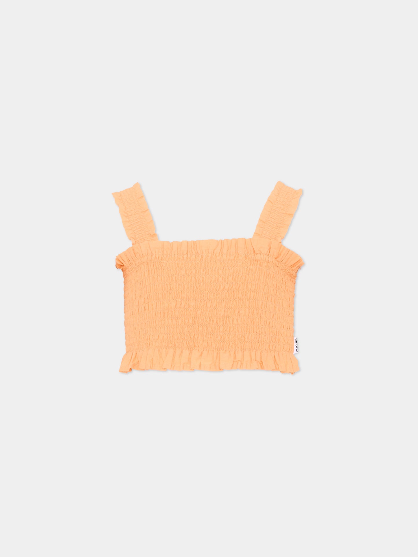 Top arancione Rolfia per bambina,Molo,2S26C401 5475