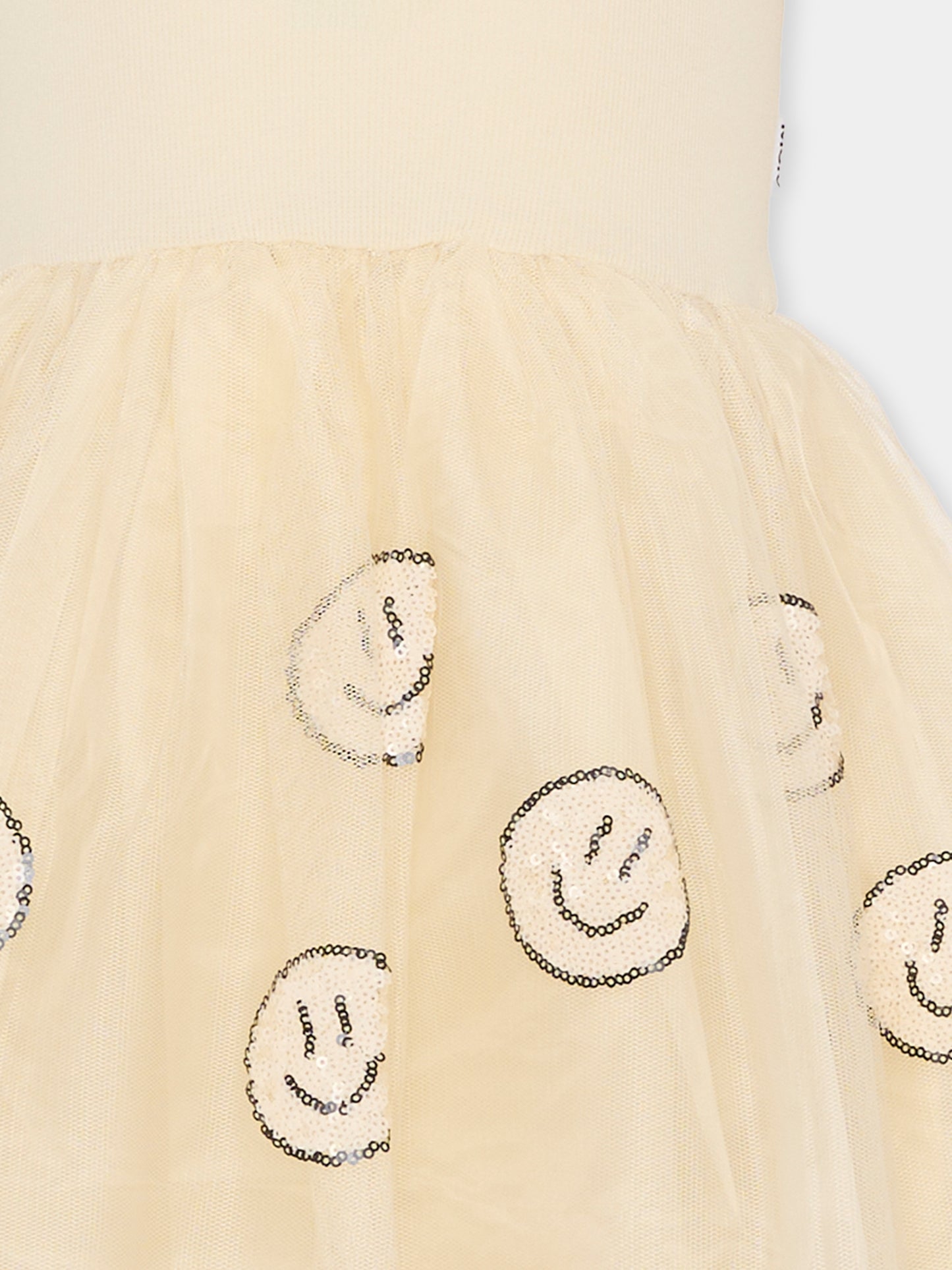 Vestito Cyrusila beige per bambina con smile,Molo,2S26E131 8894