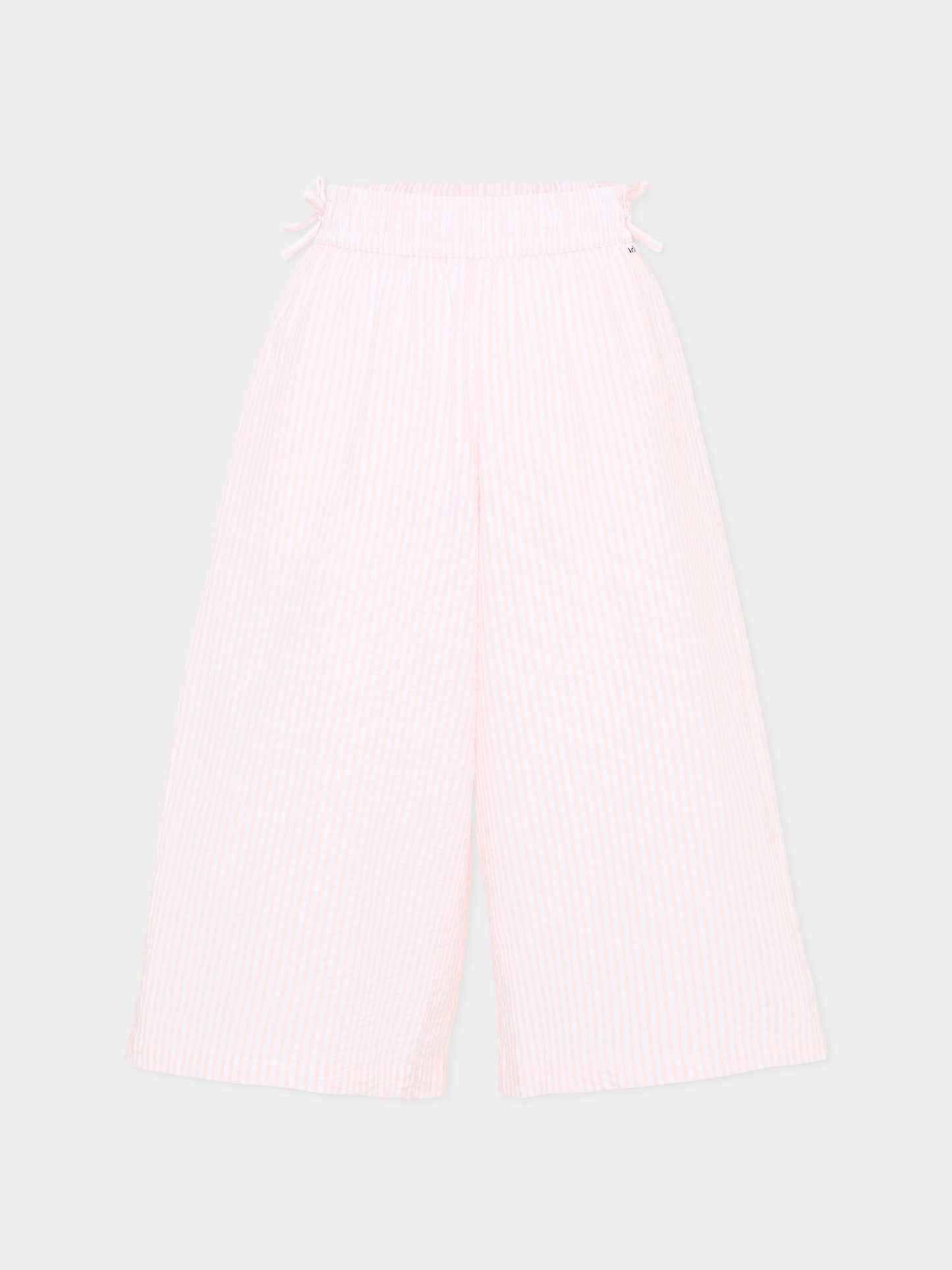 Pantaloni rosa Aurora per bambina a righe,Molo,2S26I101 9573