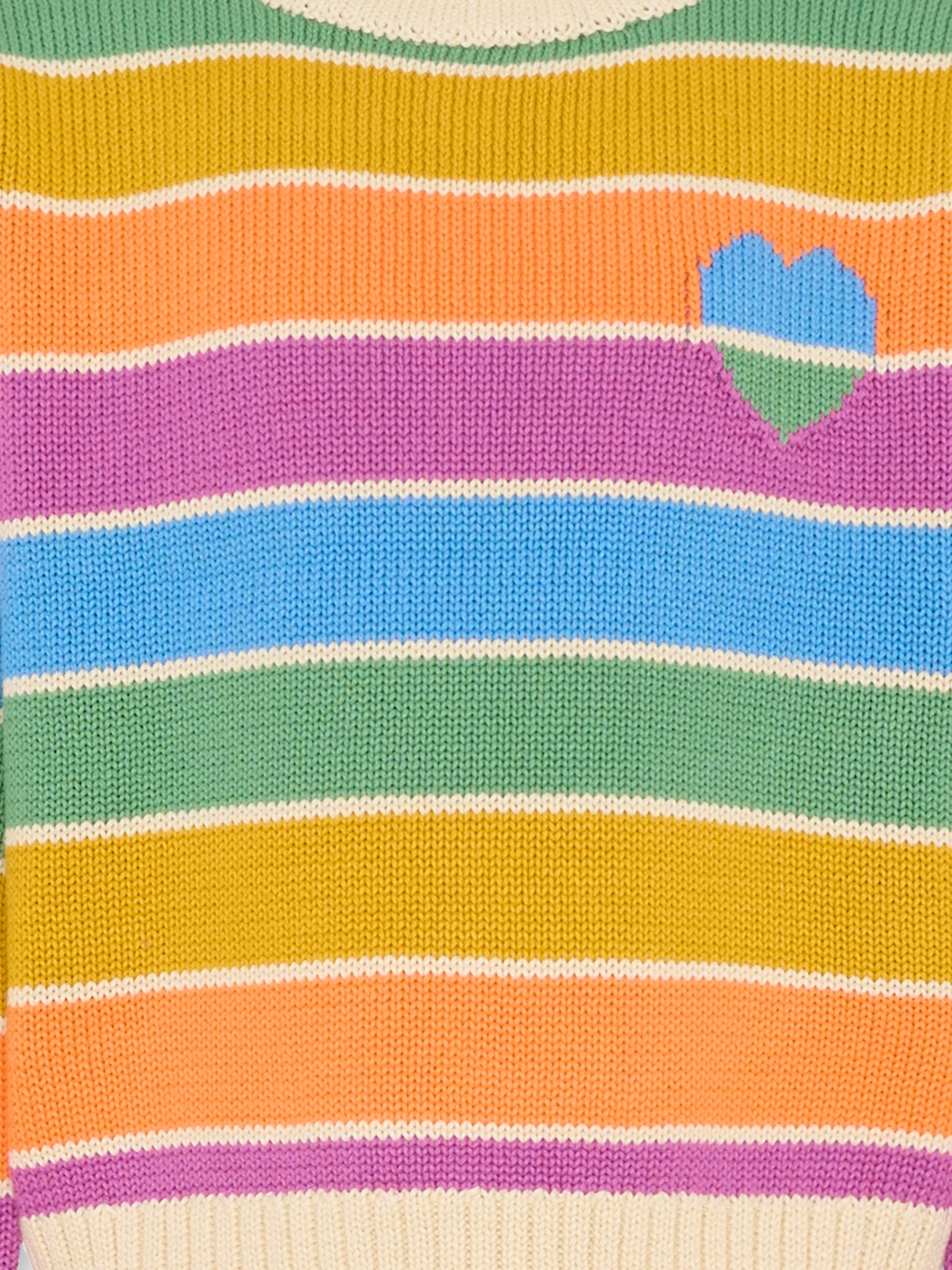 Maglione Gitty multicolor per bambina con cuore,Molo,2S26K201 9827