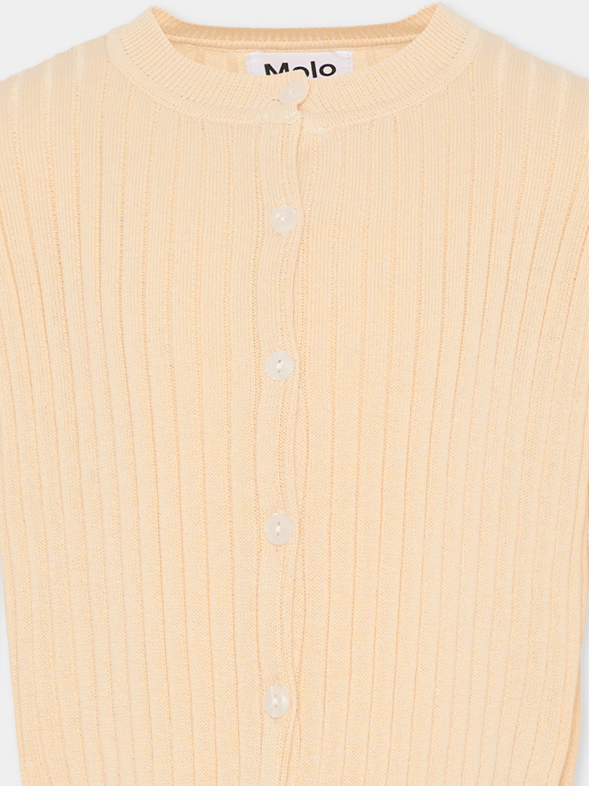 Cardigan Gloria beige per bambina,Molo,2S26K307 8894