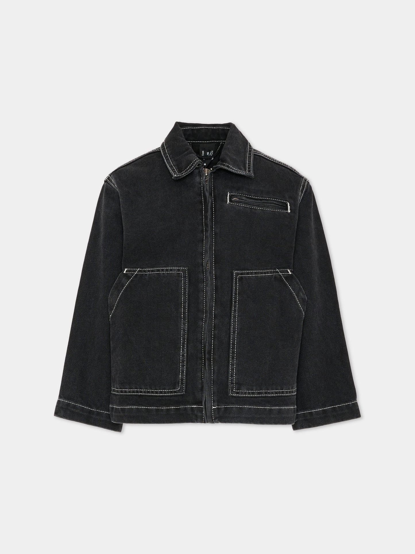 Giubbotto di jeans Hetson nero per bambini con simbolo della pace,Molo,5S26M307 1866