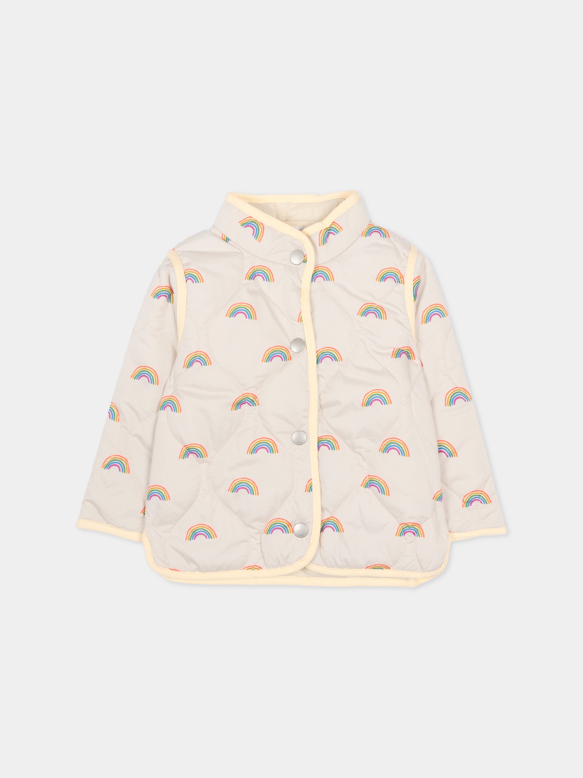 Giubbotto rosa Harrie per neonata  con stampa arcobaleni,Molo,5S26M312 9557