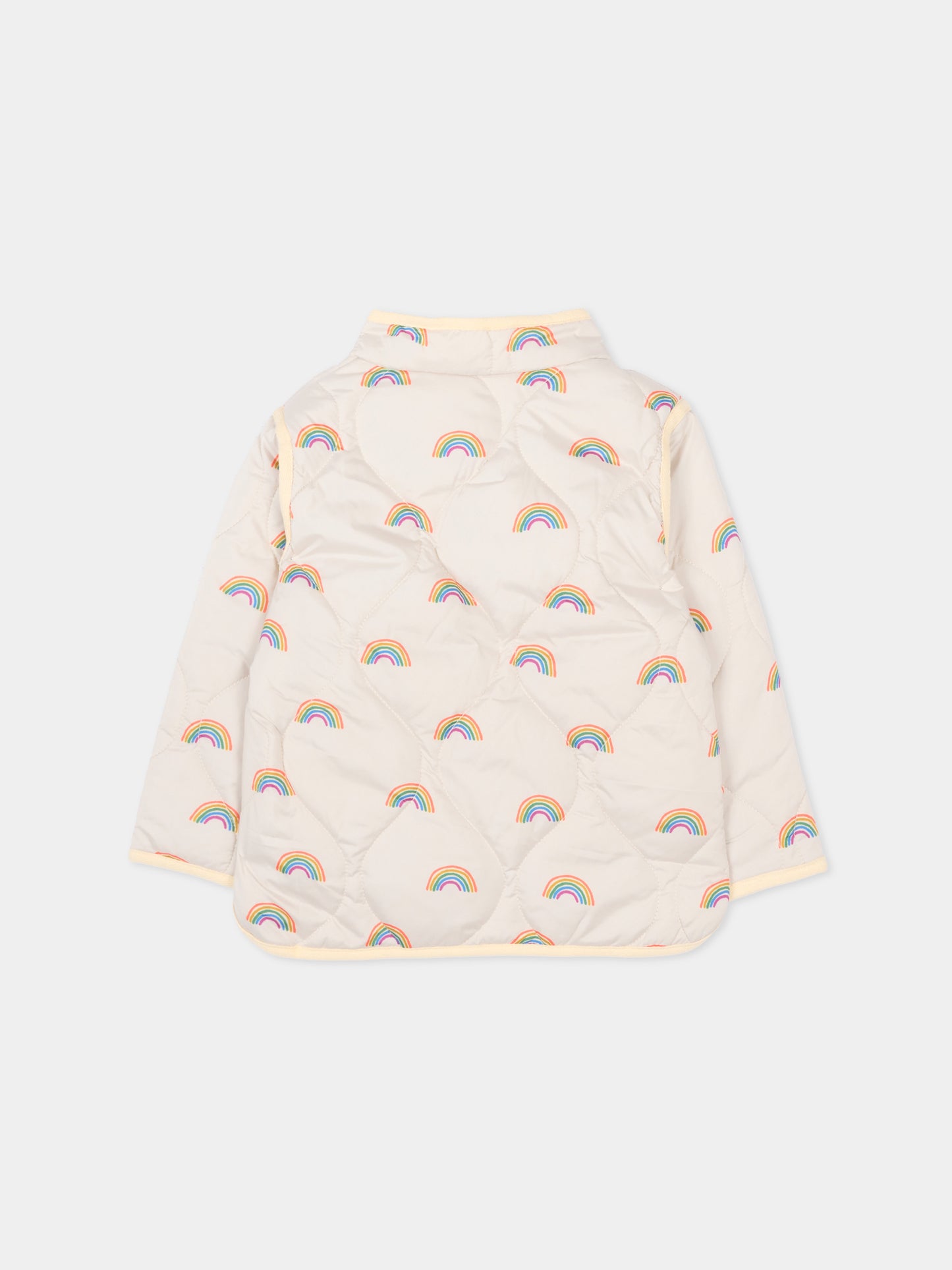 Giubbotto rosa Harrie per neonata  con stampa arcobaleni,Molo,5S26M312 9557