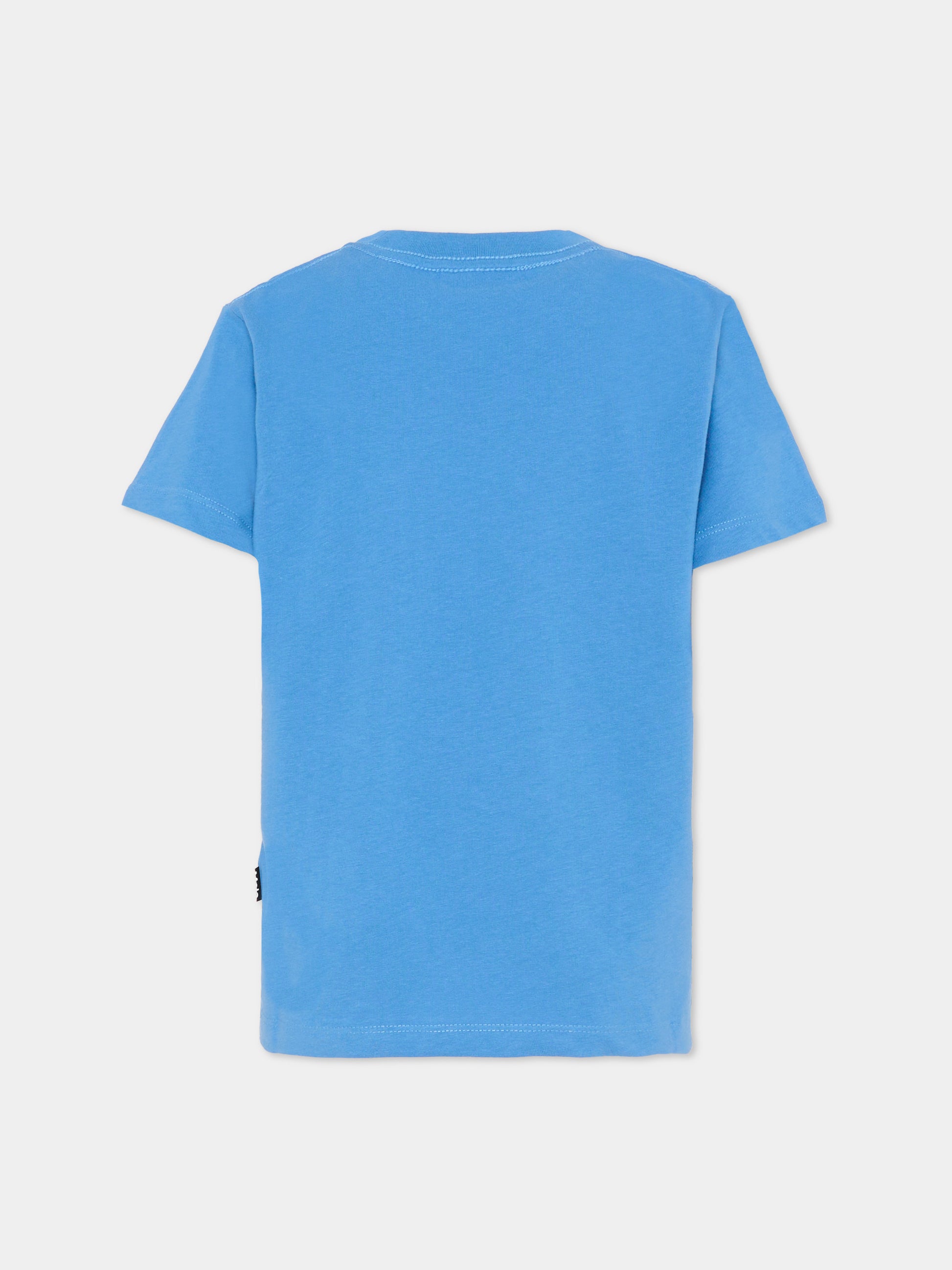 T-shirt Roxo azzurra per bambini con smile,Molo,6S26A201 5615