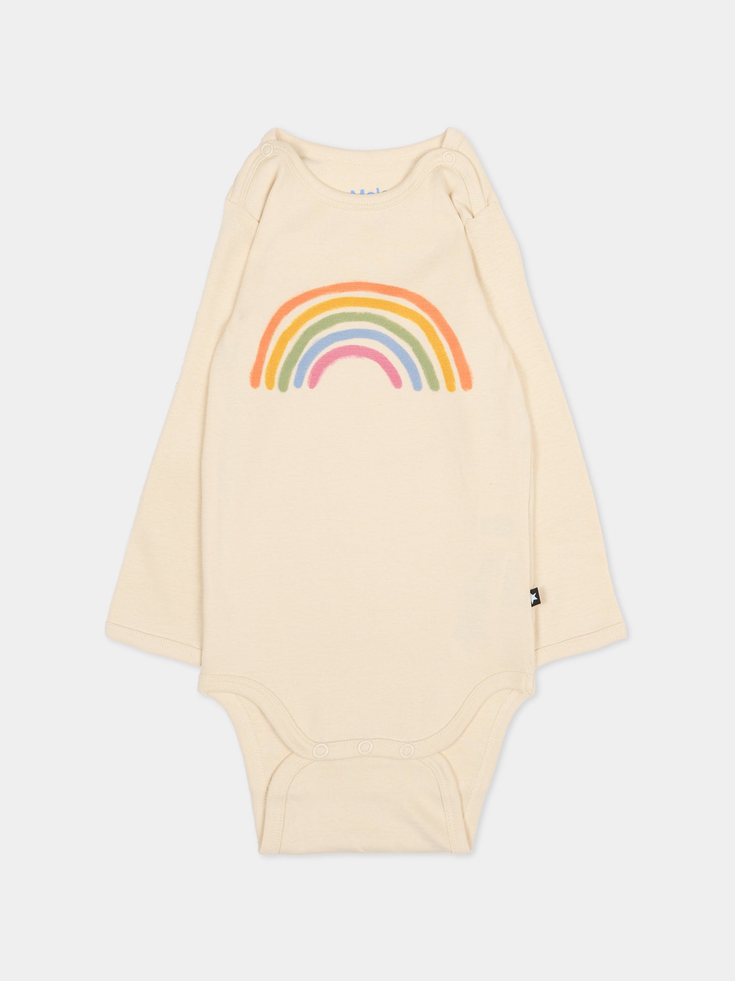 Body Foss beige per neonati con arcobaleno,Molo,6S26B202 9803