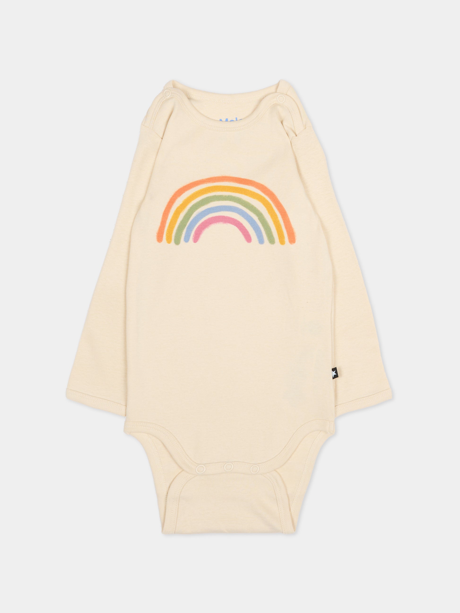 Body Foss beige per neonati con arcobaleno,Molo,6S26B202 9803