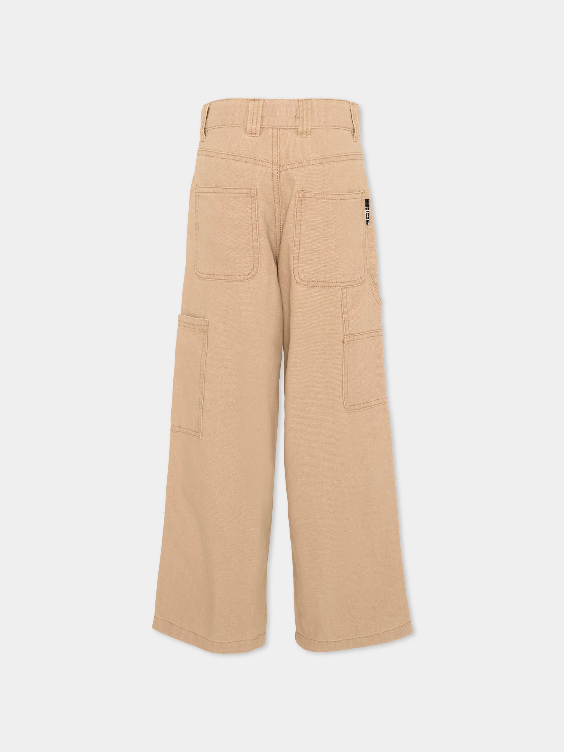 Jeans marroni Archer per bambini,Molo,6S26I106 5631