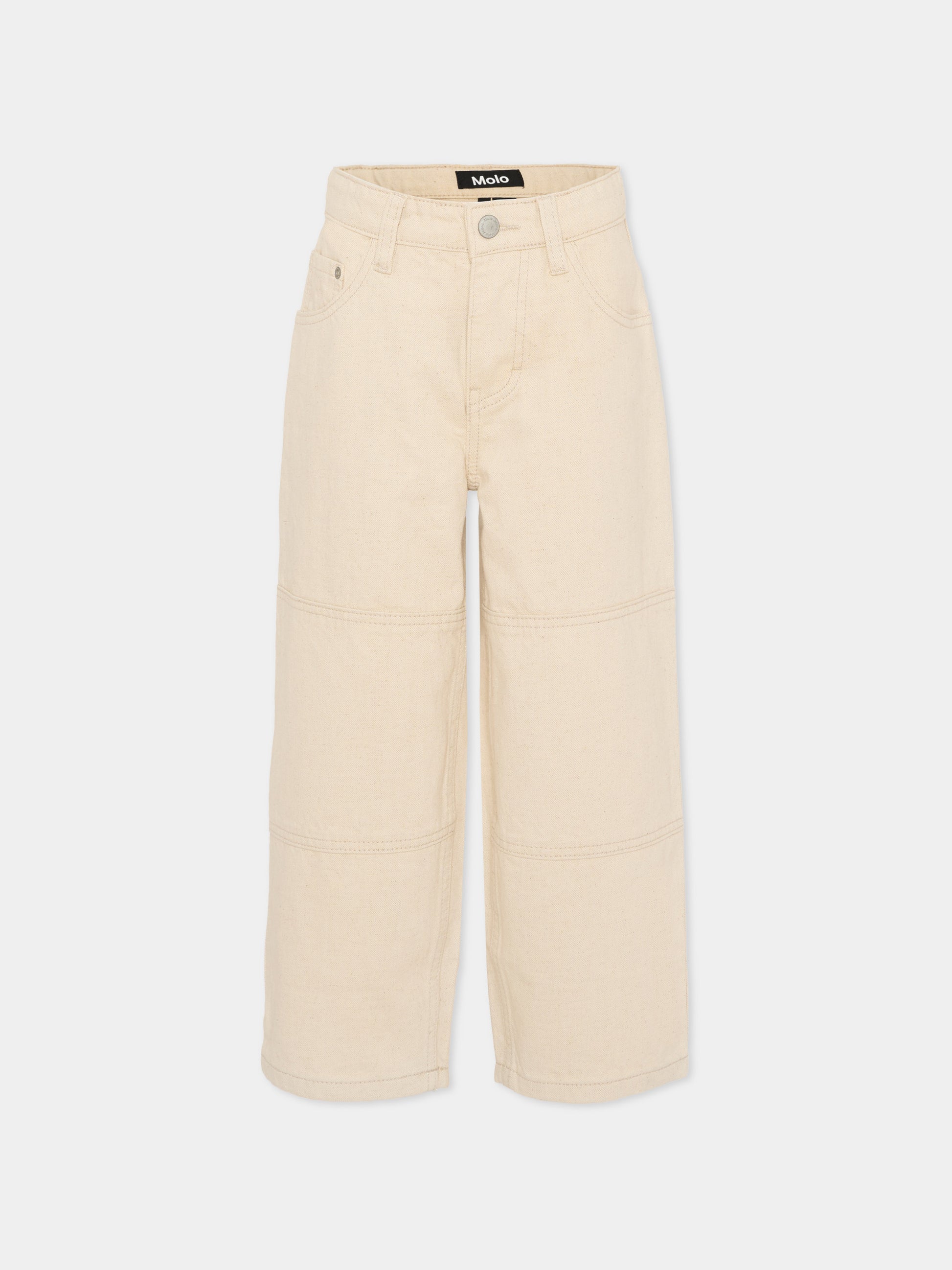 Jeans Askane beige per bambini,Molo,6S26I107 8894