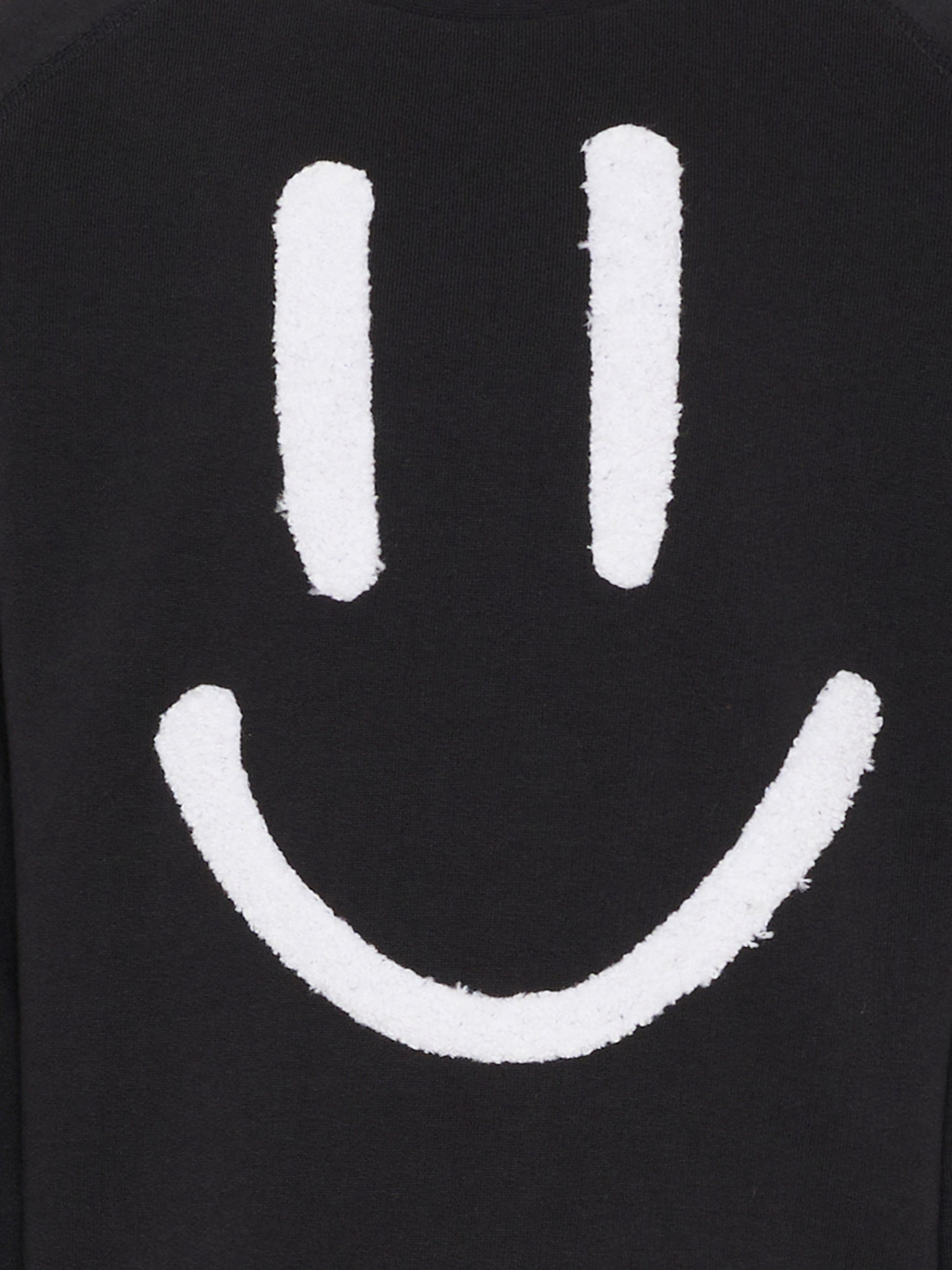 Felpa Mike nera per bambini con smile,Molo,6S26J201 0099