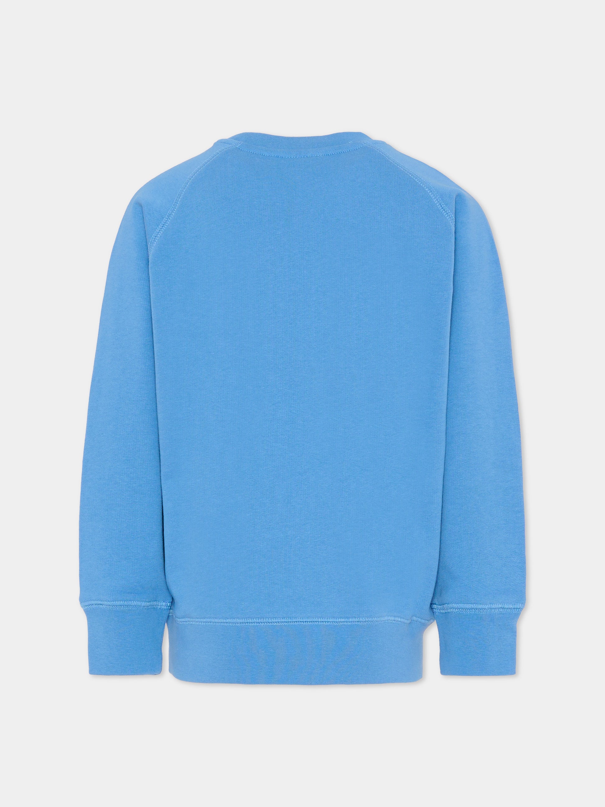 Felpa Mike azzurra per bambini con smile,Molo,6S26J201 5615