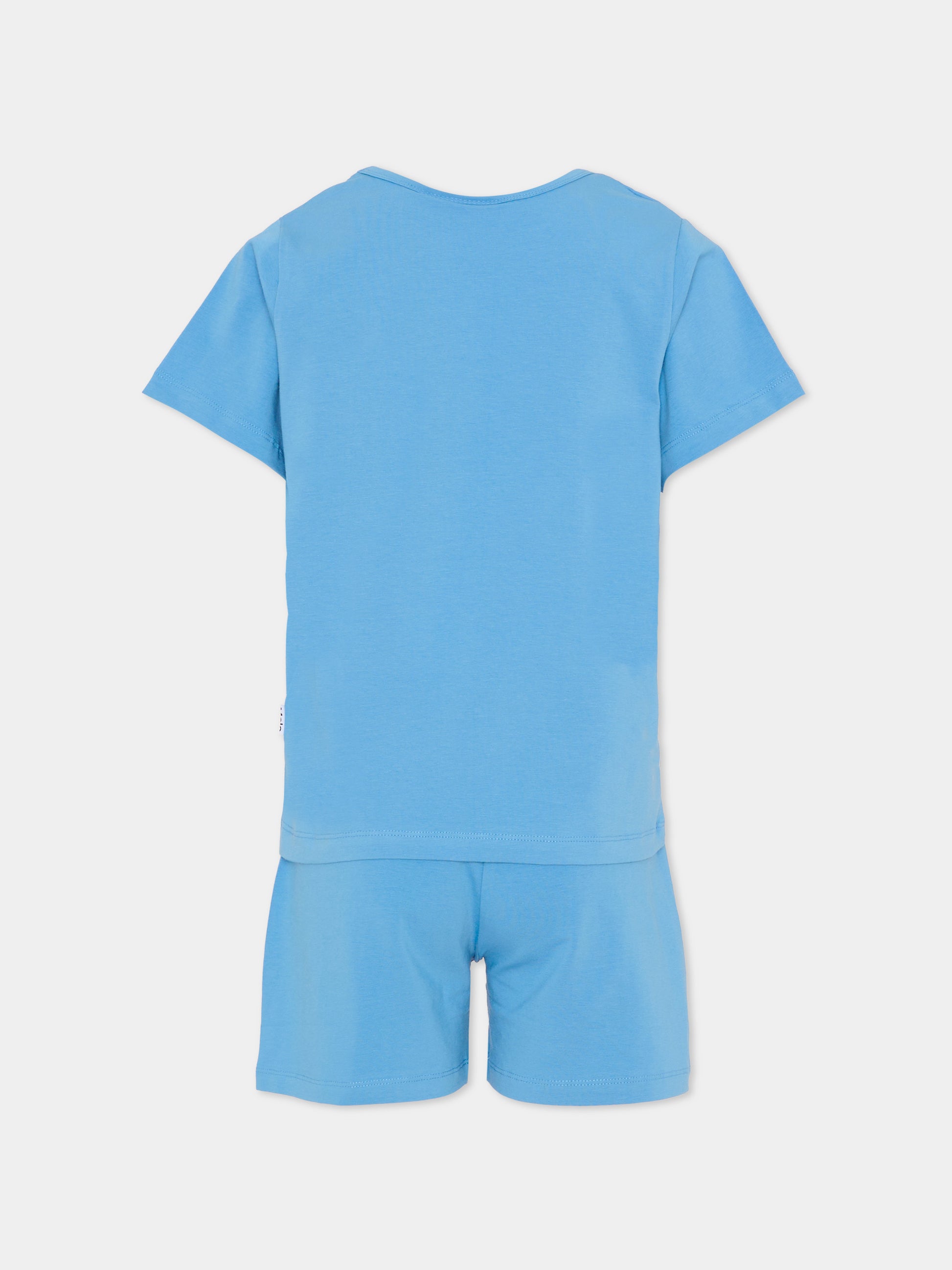 Pigiama Luvis azzurro per bambino con smile,Molo,6S26R401 5615