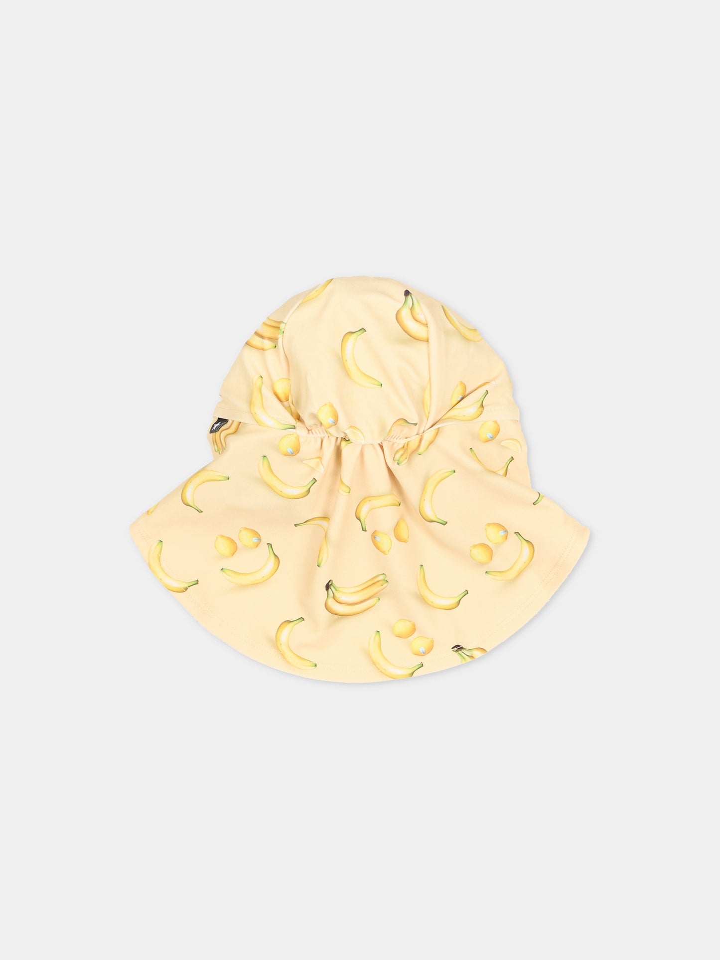 Cappello Nando giallo per neoanti con banane e limoni,Molo,7S26Y302 9501