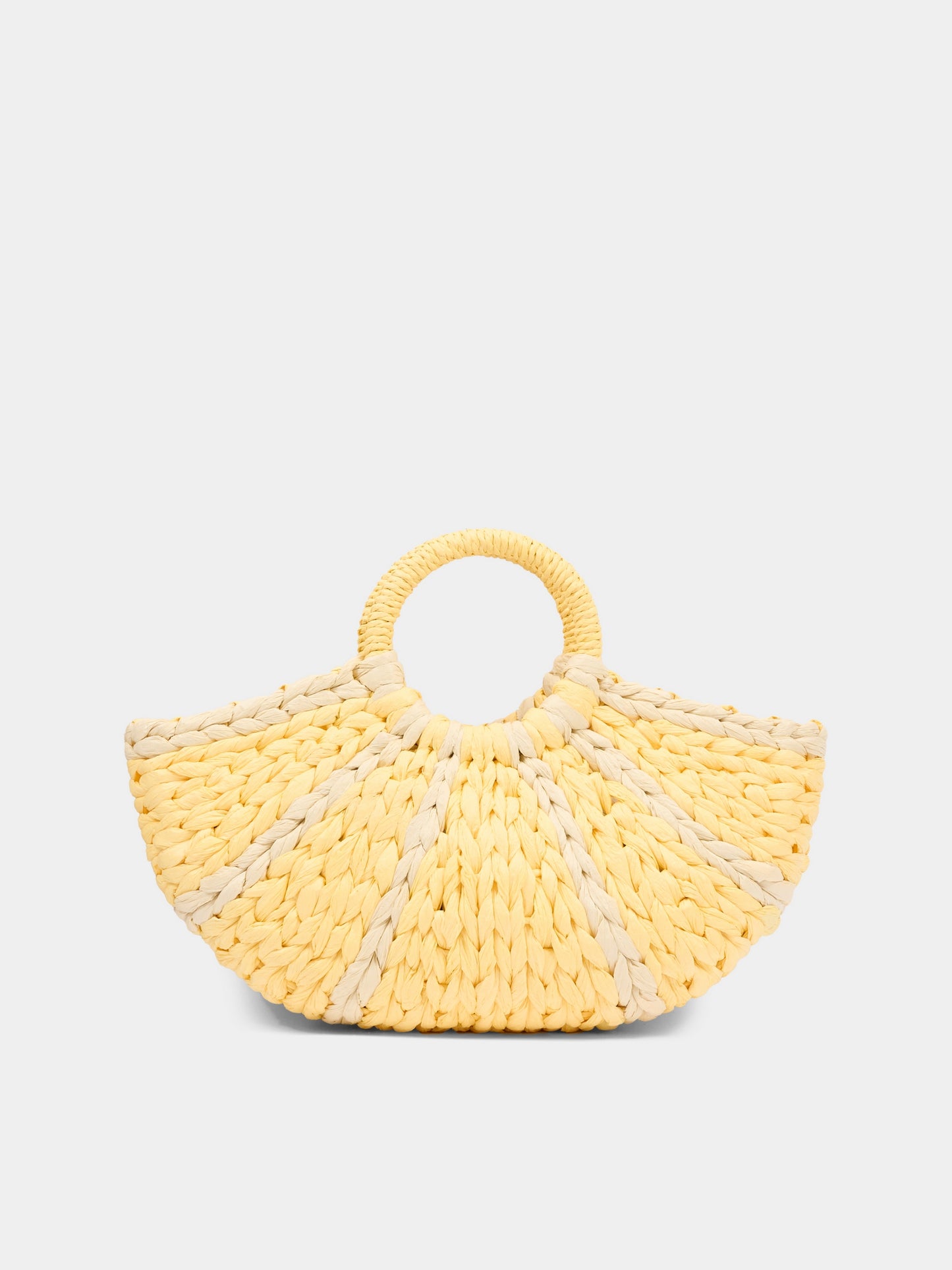 Borsa mare Lemon Straw Bag gialla per bambina,Molo,7S26Y402 2936