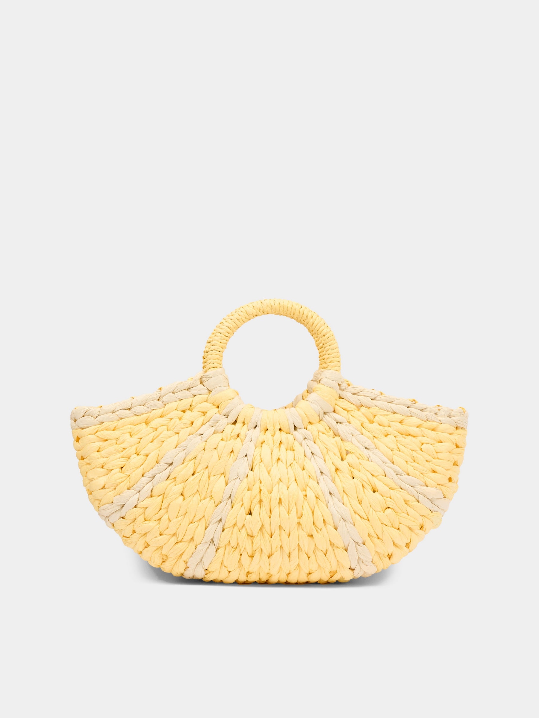 Borsa mare Lemon Straw Bag gialla per bambina,Molo,7S26Y402 2936