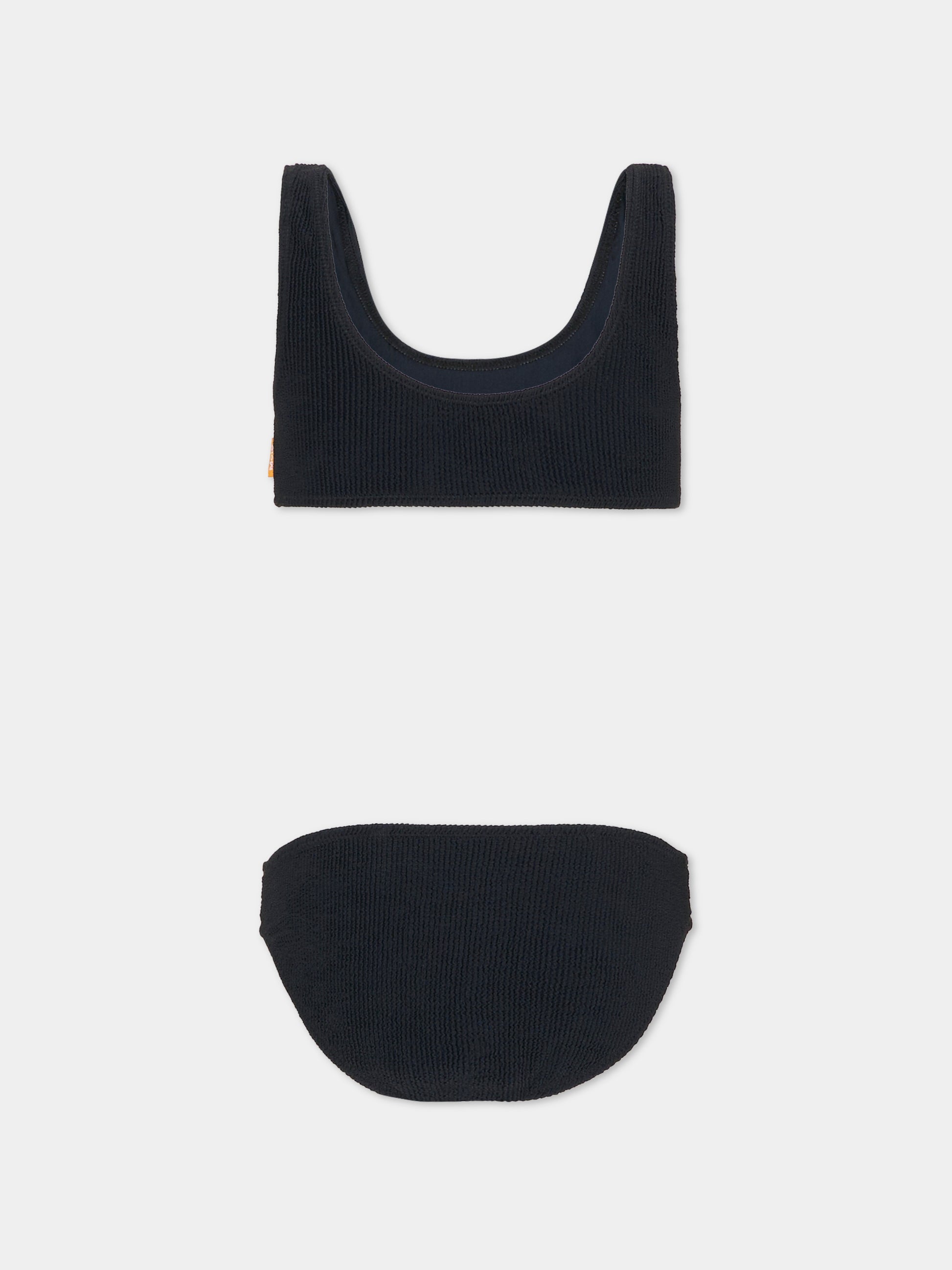 Bikini Nola Crepe nero per bambina,Molo,8NOSP101 0099