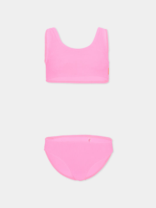Fuchsia Nola Crepe Bikini for Girl