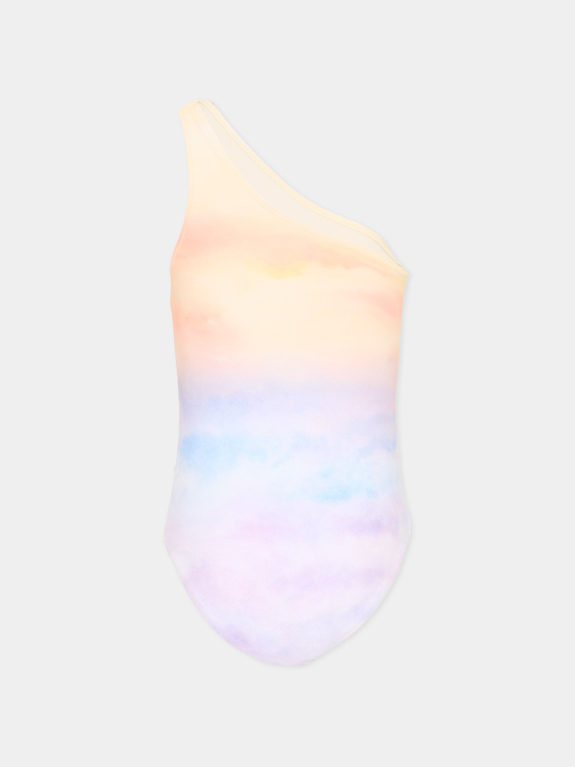 Costume multicolor Nai per bambina con palme,Molo,8S26P530 5220