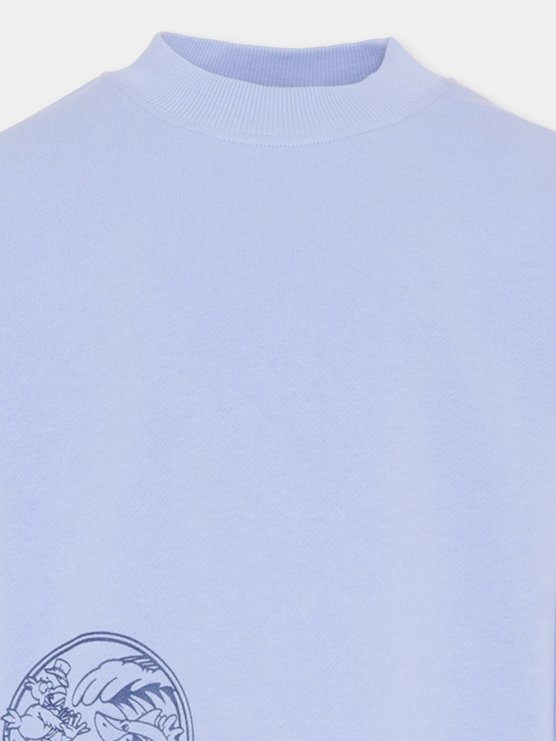 Felpa lilla per bambino con squalo,Billieblush,U21692 81S