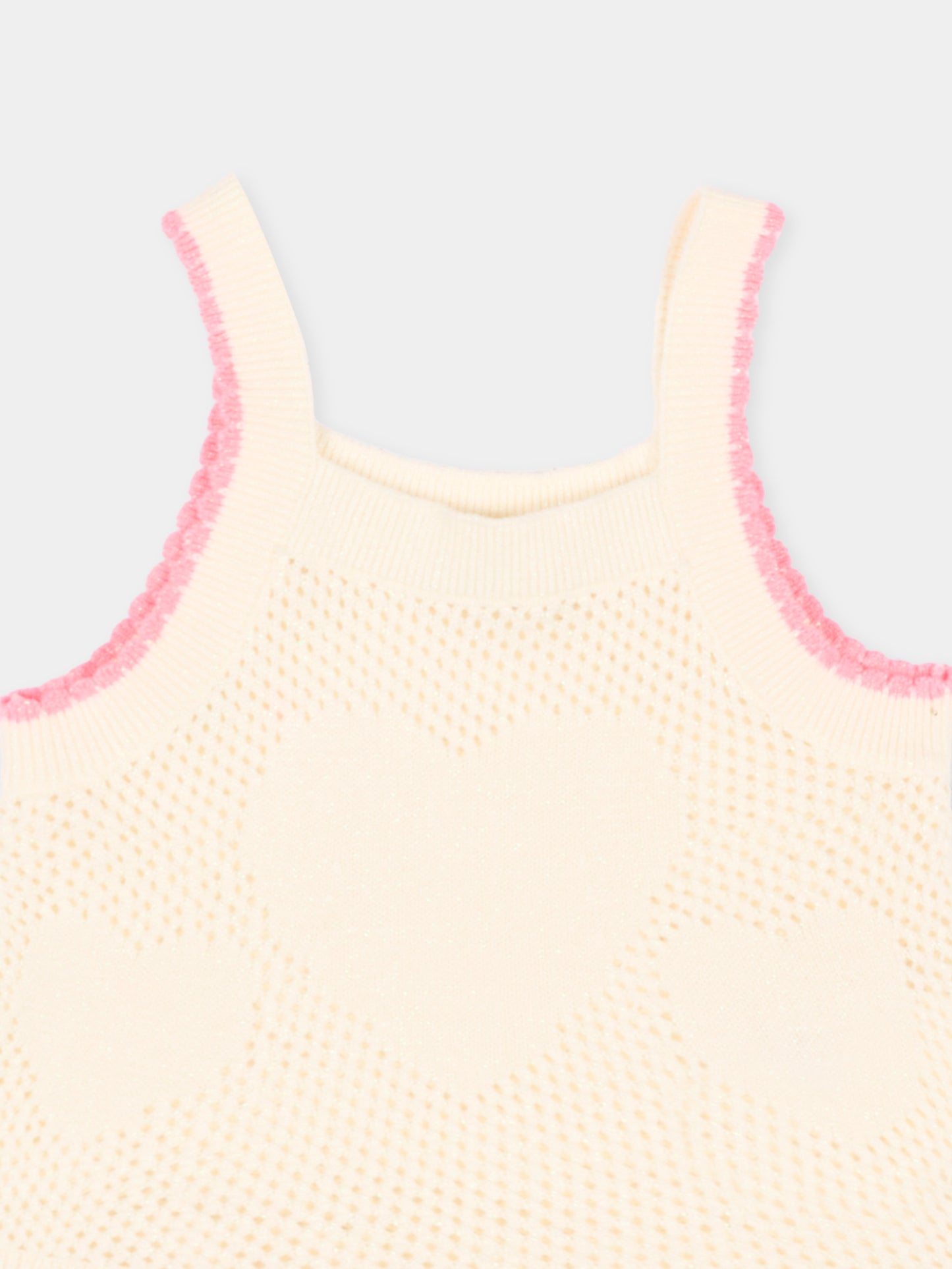 Top avorio per neonata con cuori,Billieblush,U21784 148