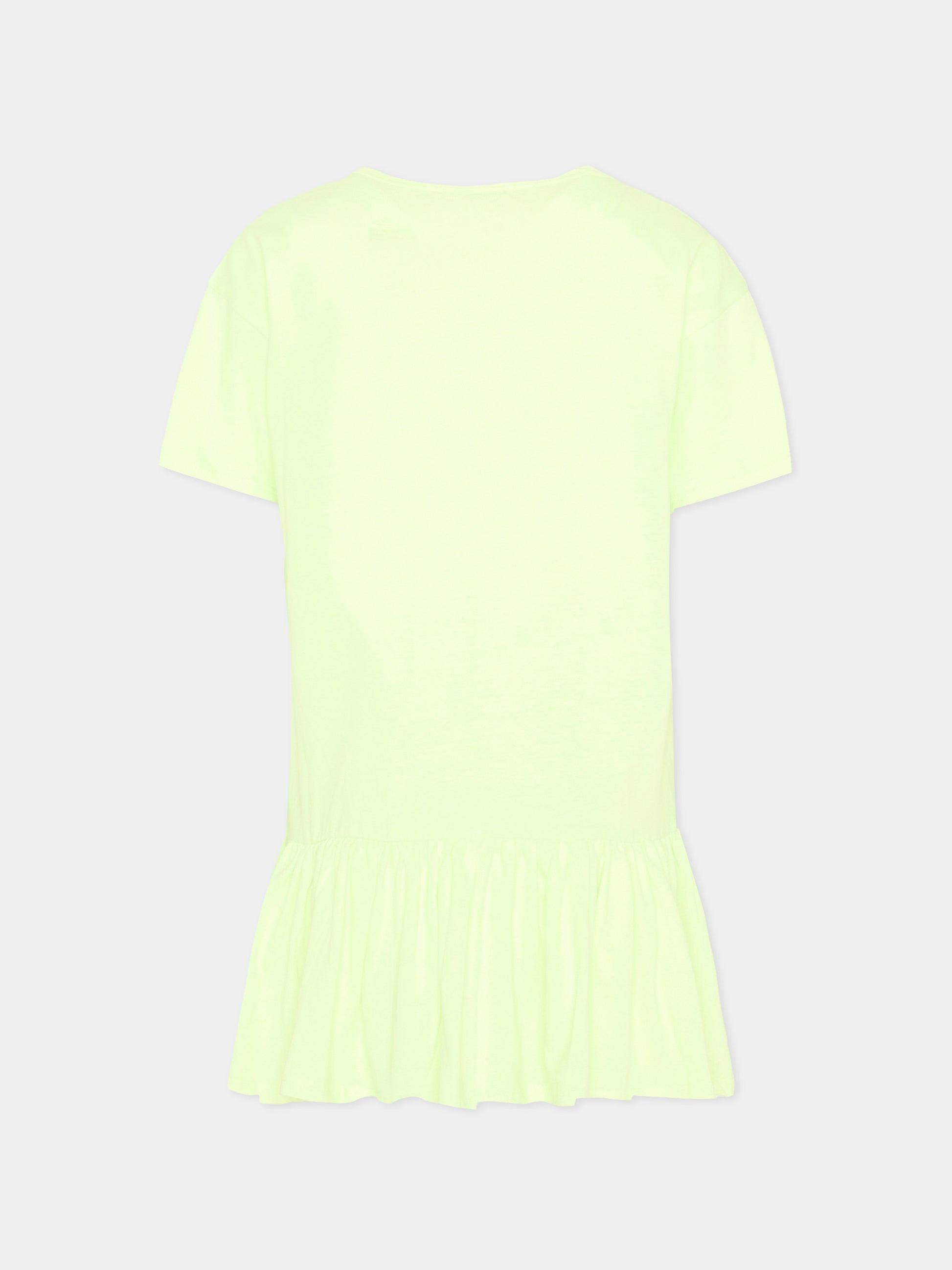 Vestito giallo per bambina con palme,Billieblush,U21834 552