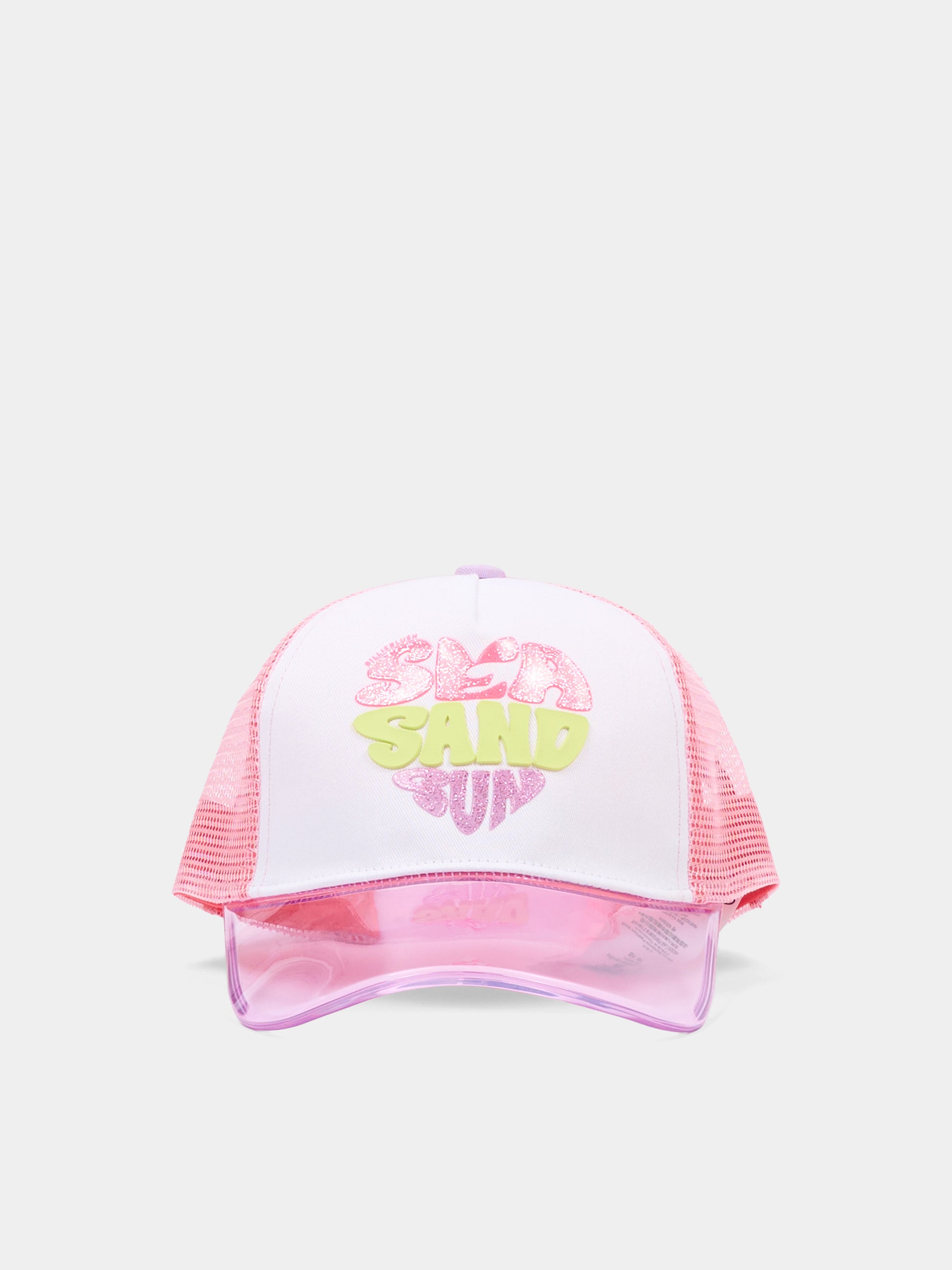 Cappello multicolor per bambina con scritta,Billieblush,U22014 10P