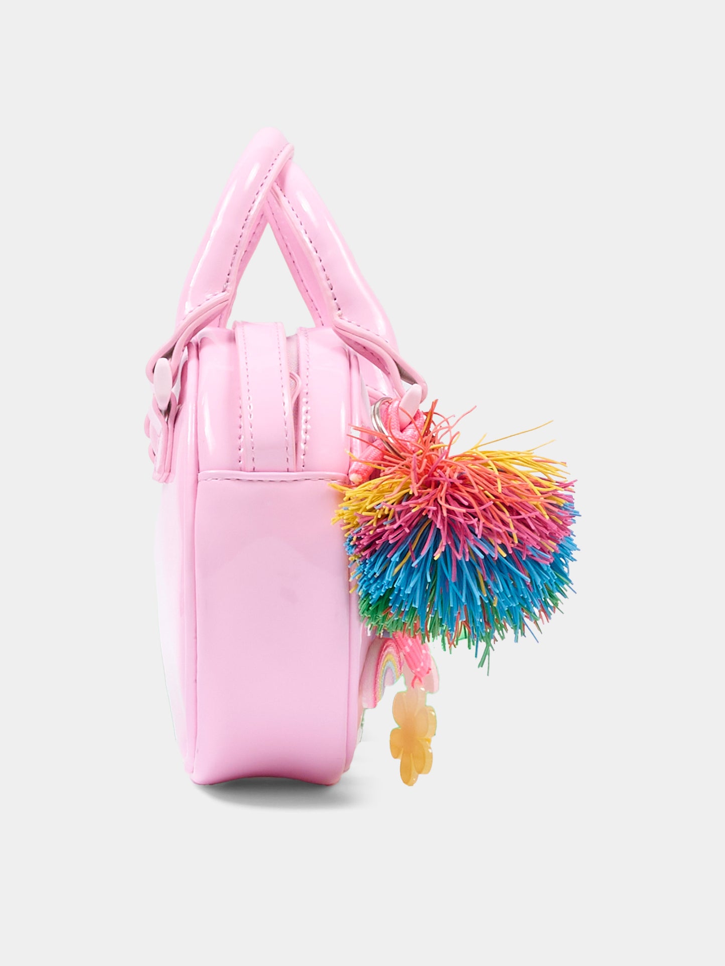 Pochette rosa per bambina con charms,Billieblush,U22045 46N