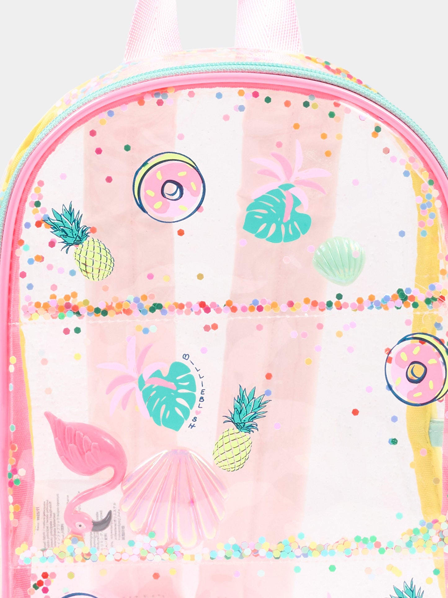 Zaino rosa per bambina con glitter,Billieblush,U22047 44L