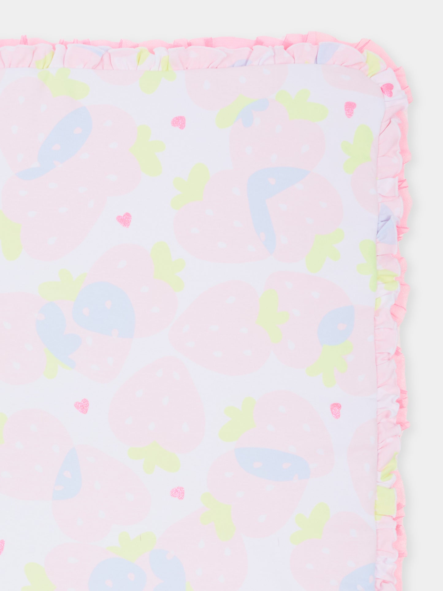 Coperta multicolor per neonata con fragola,Billieblush,U22088 10P