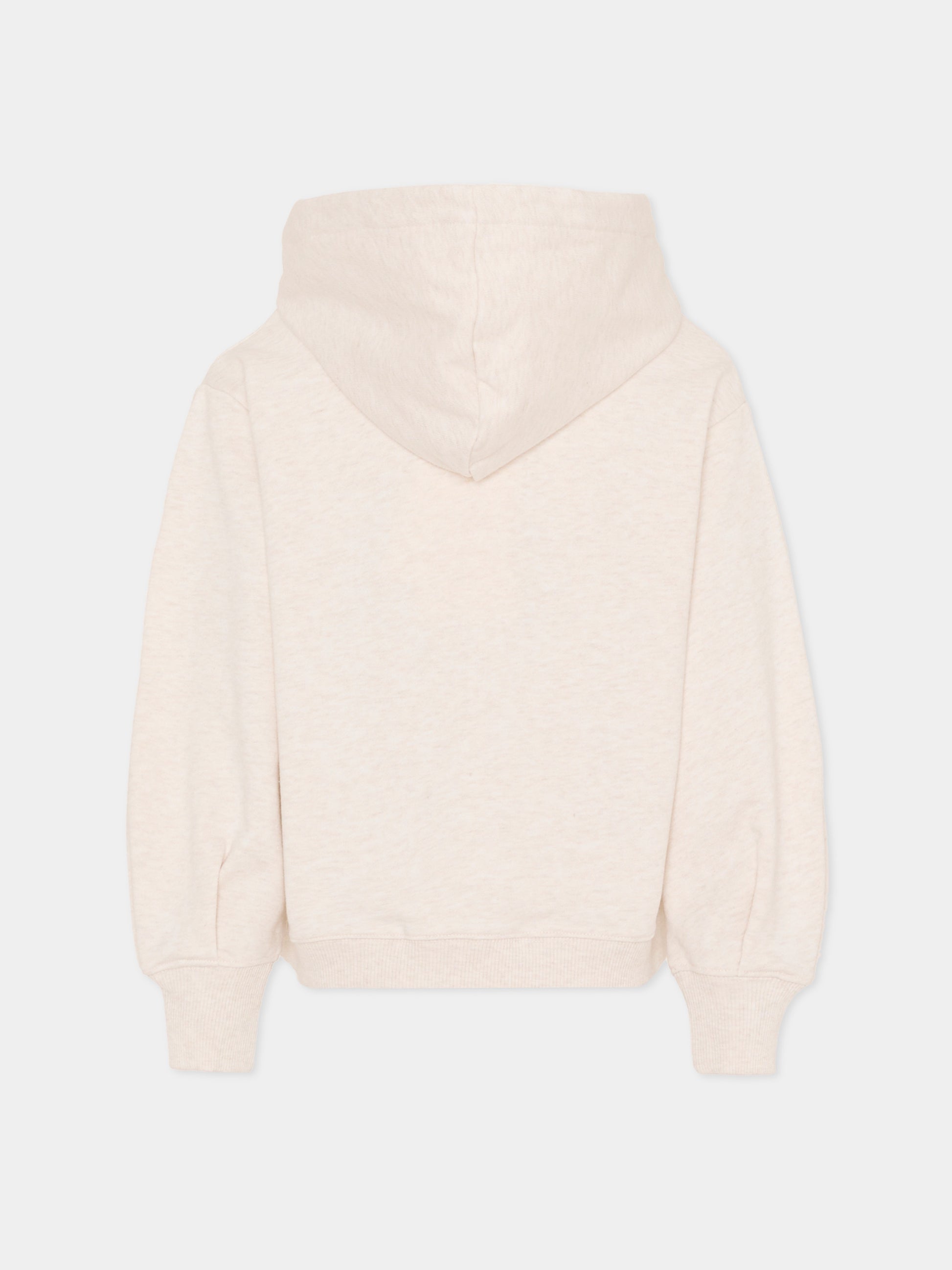 Felpa beige per bambina con ananas,Chloé Kids,C20841 B39