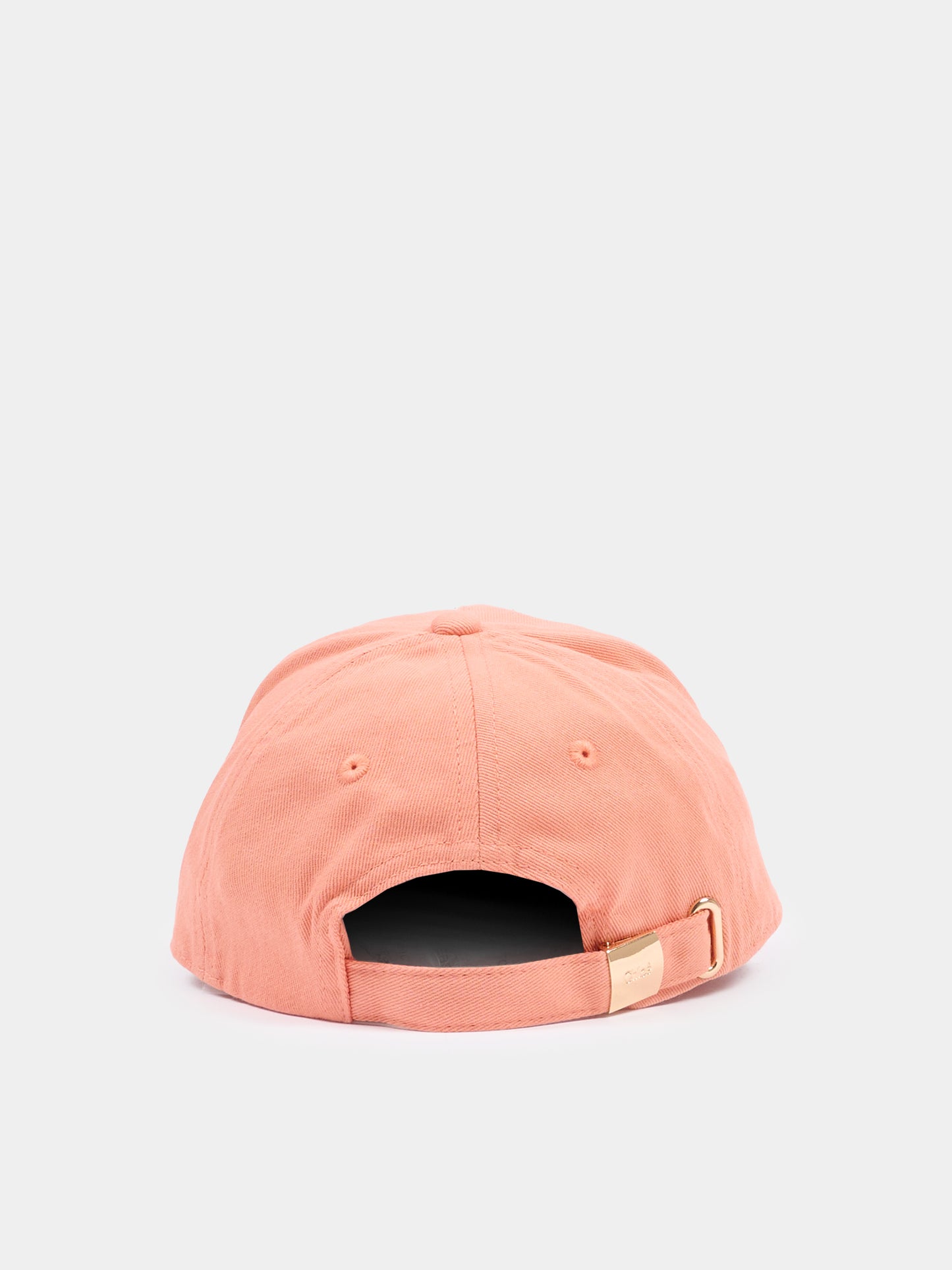 Cappello arancione per bambina con logo ricamato,Chloé Kids,C20871 43A