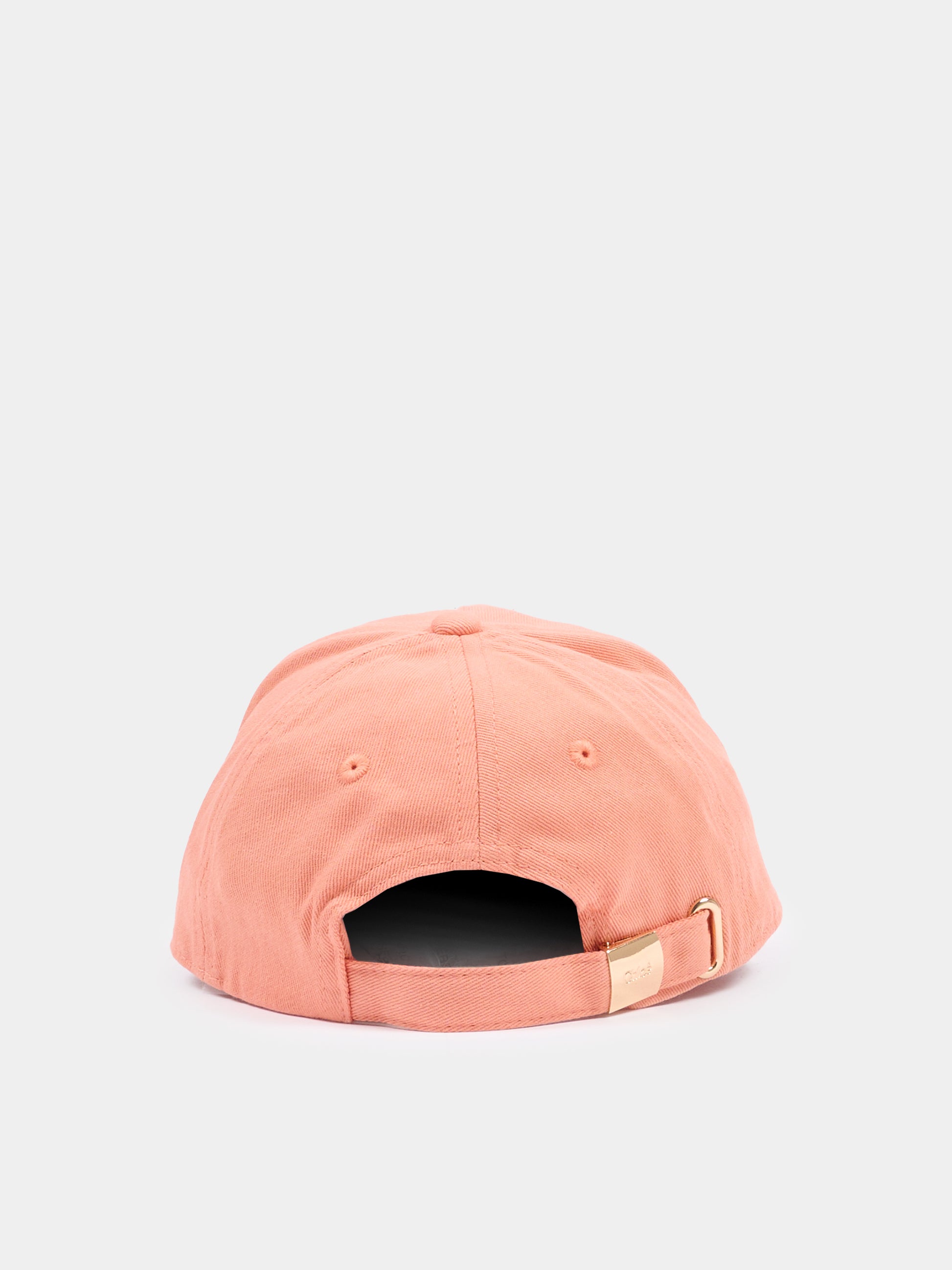 Cappello arancione per bambina con logo ricamato,Chloé Kids,C20871 43A