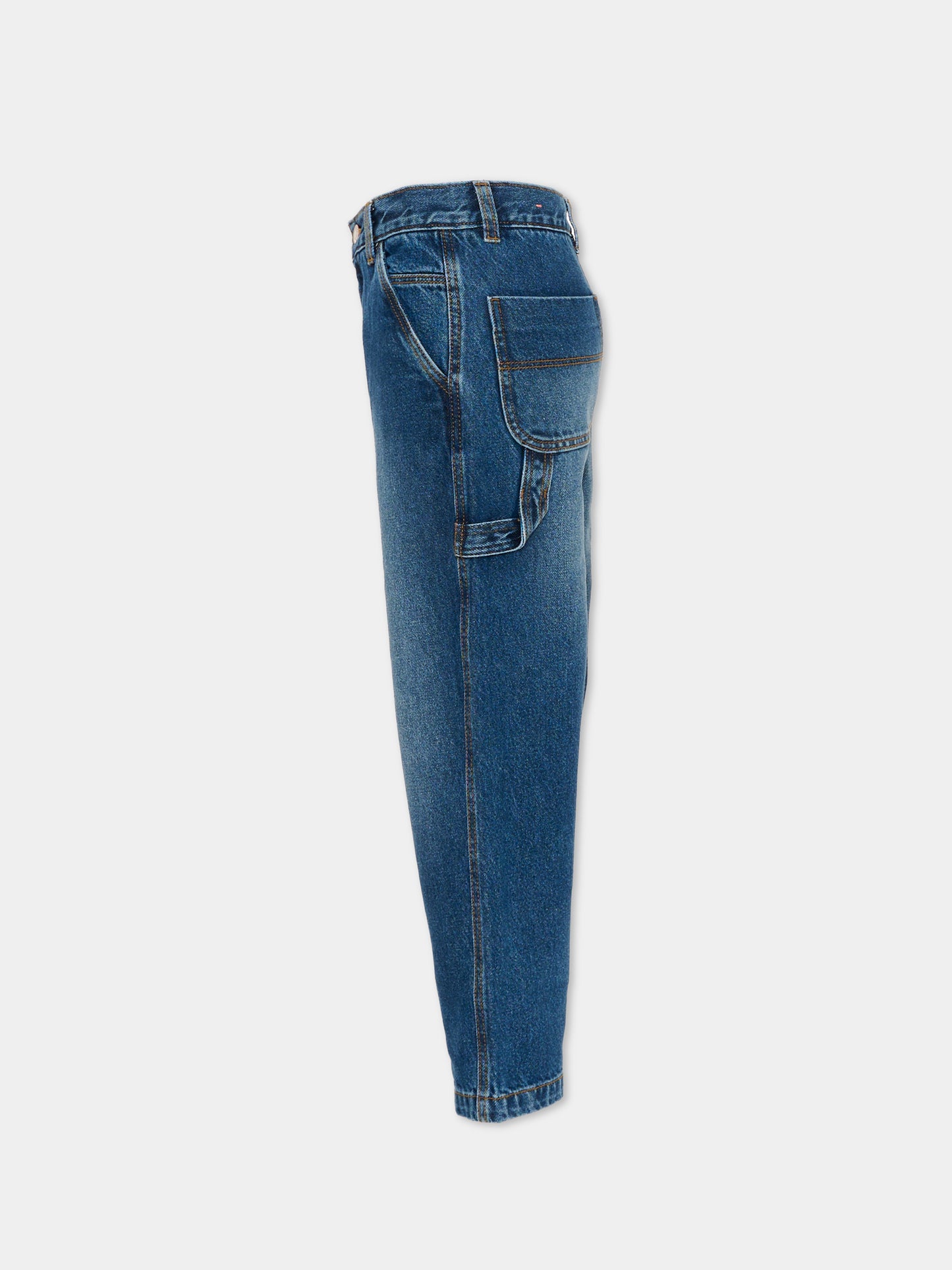 Jeans denim per bambino cargo,Hugo,G00985 Z25