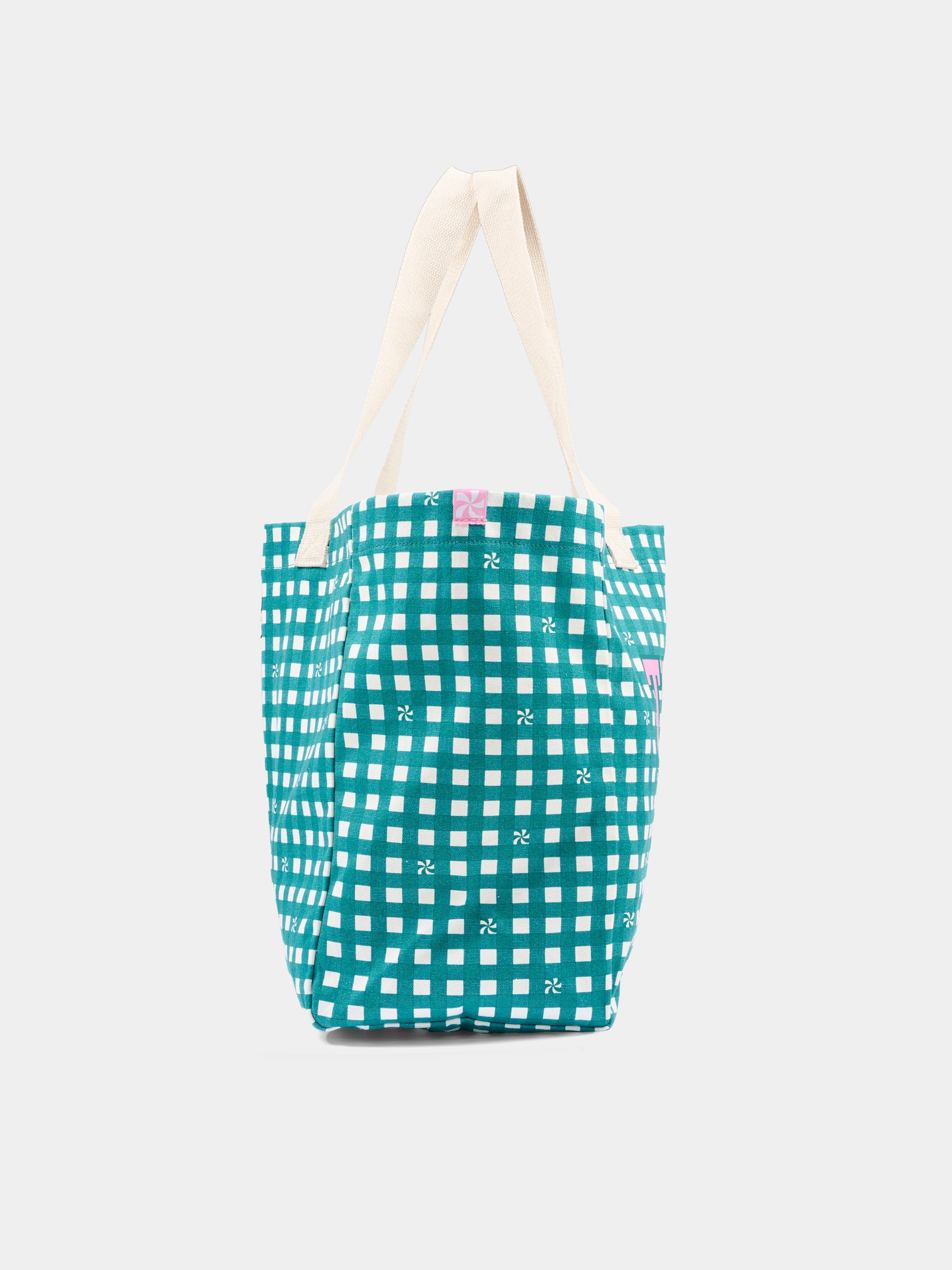 Borsa mare verde per bambina con scritta,Kids Around,L00074 627