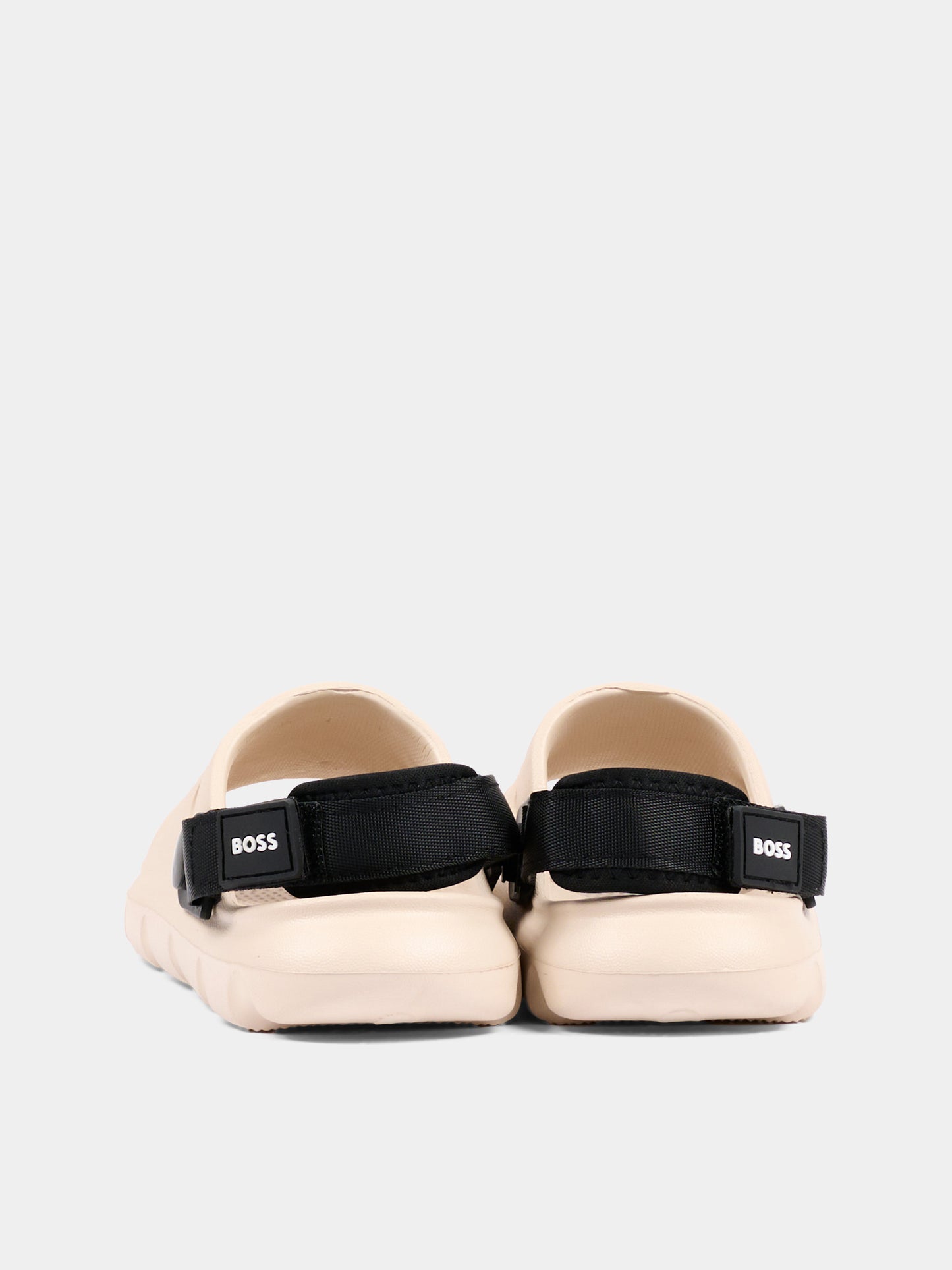 Sandali beige per bambino con logo,Boss,J52813 249