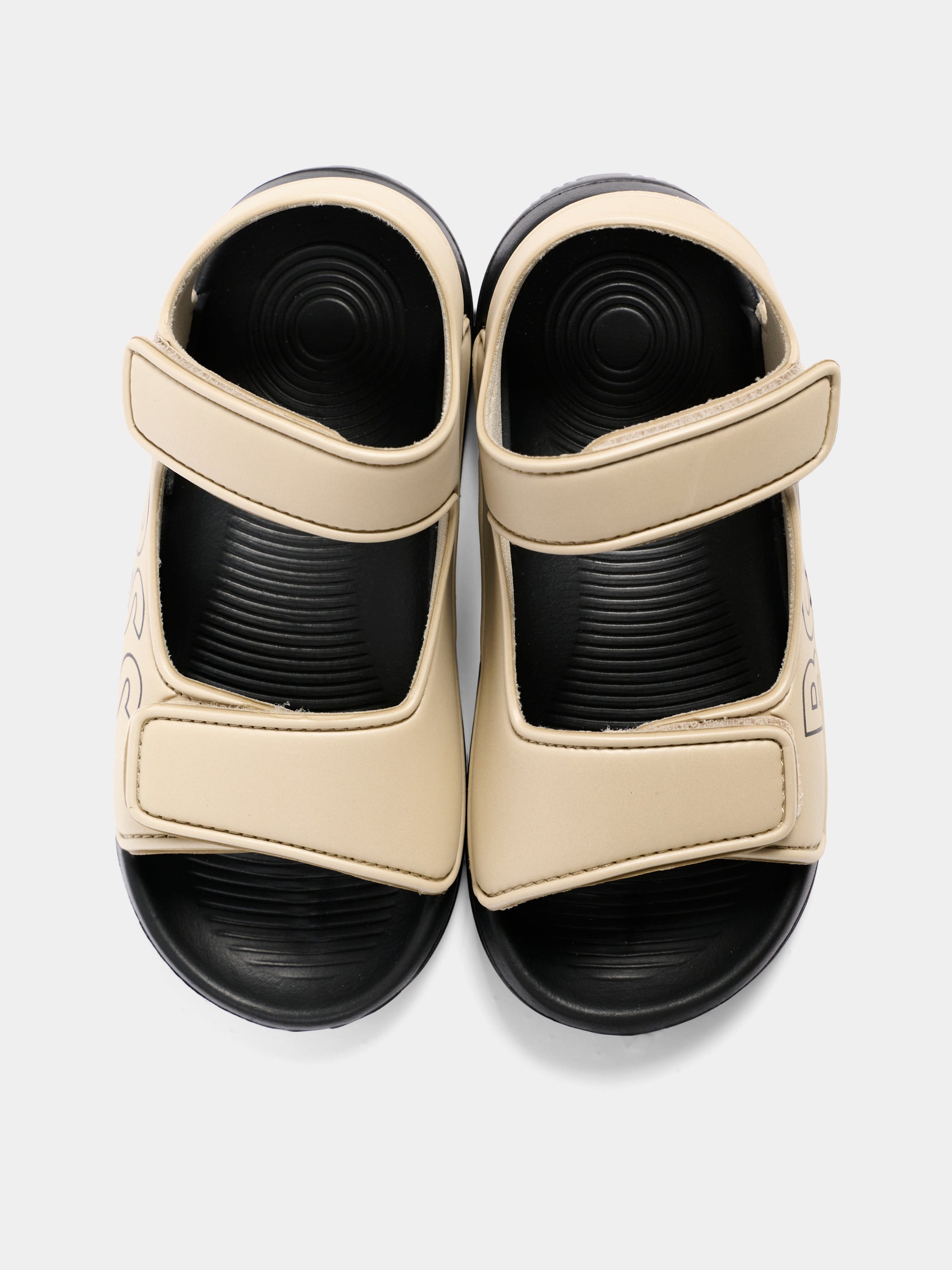 Sandali beige per bambino con logo,Boss,J52821 249