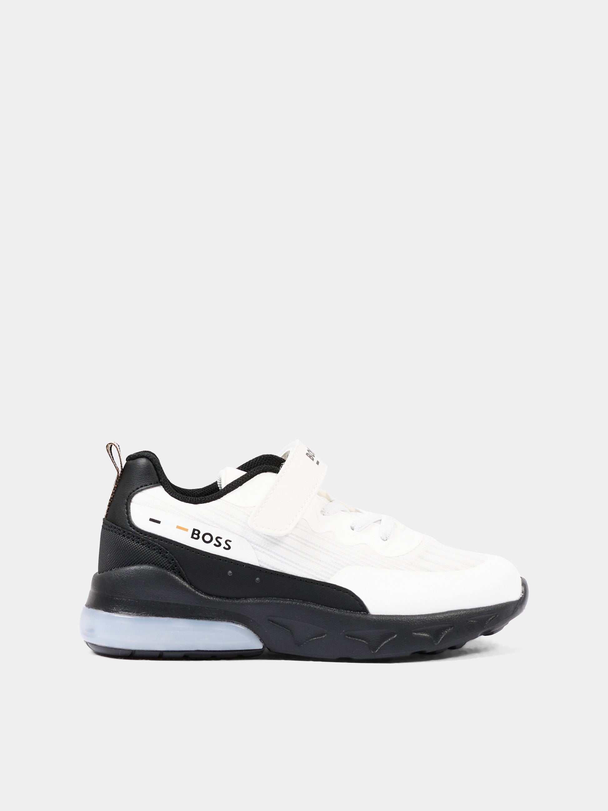 Sneakers multicolor per bambino con logo,Boss,J52830 10P