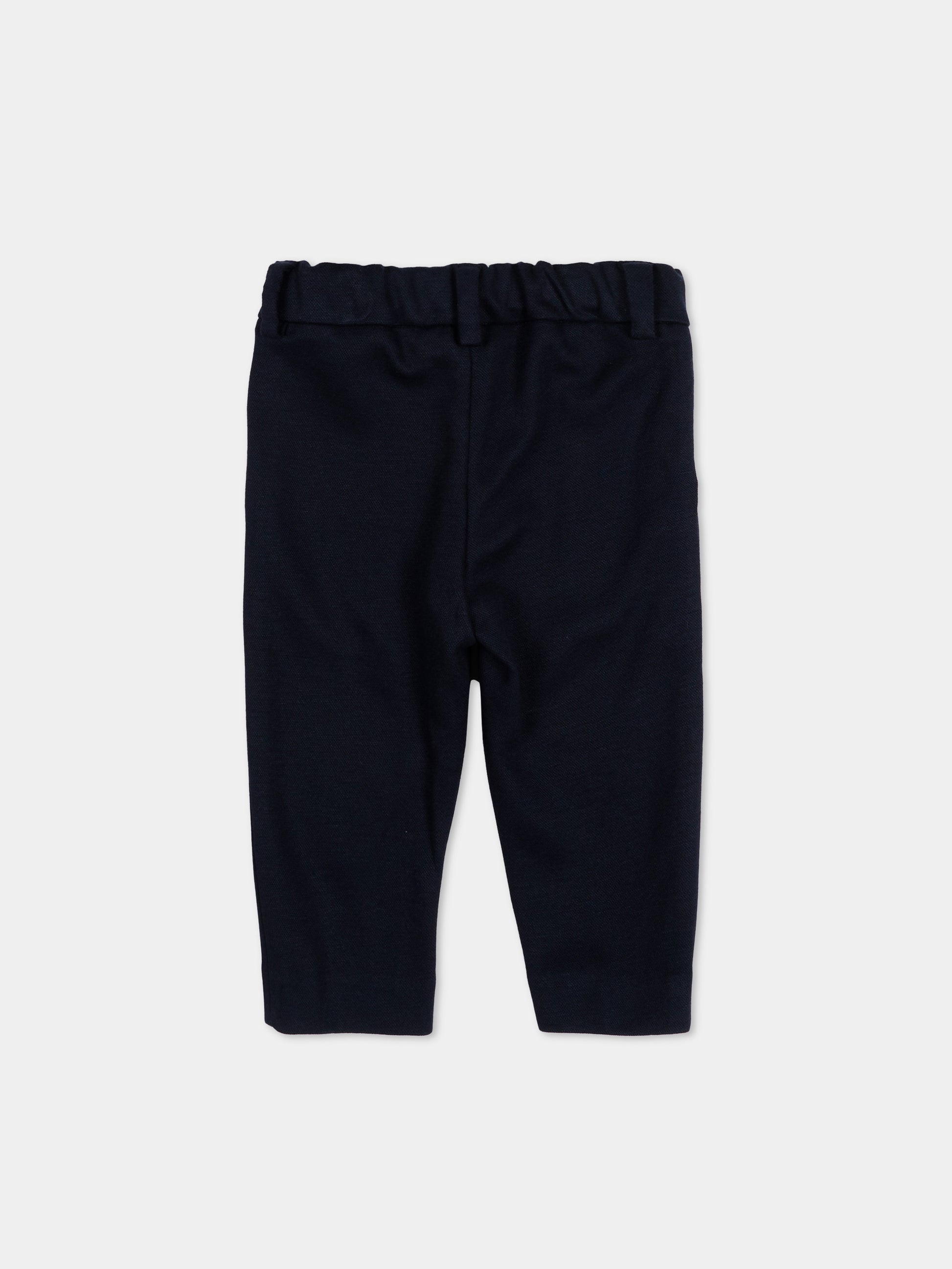 Pantaloni eleganti blu per neonato,Boss,J52859 862
