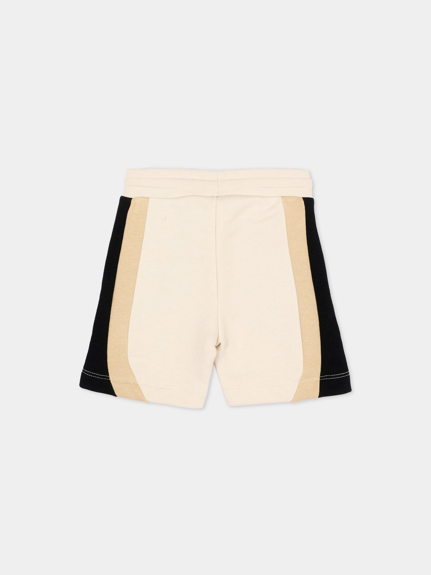 Shorts sportivi beige per neonato,Boss,J52873 21C