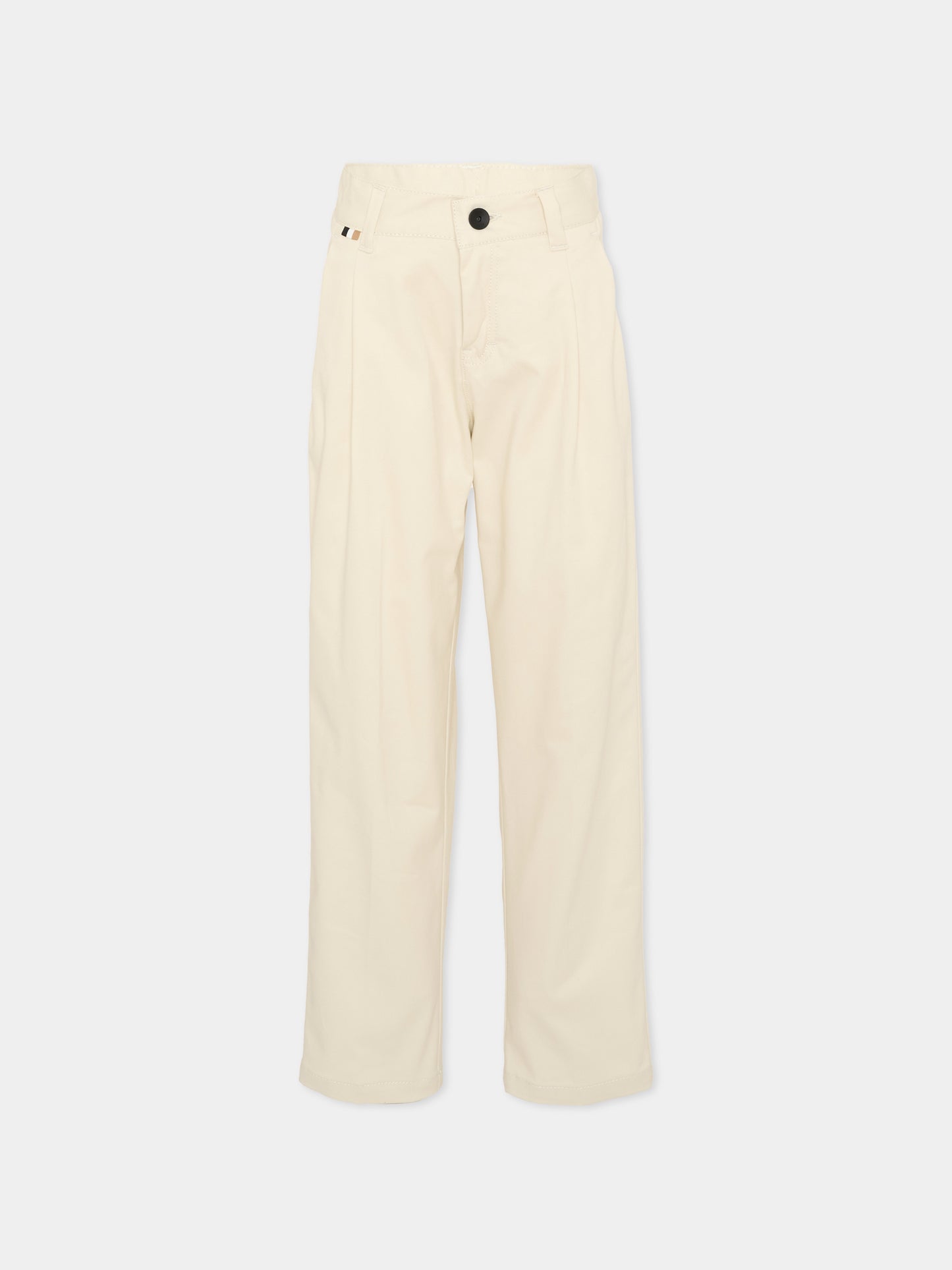 Pantaloni beige per bambino,Boss,J52912 21C