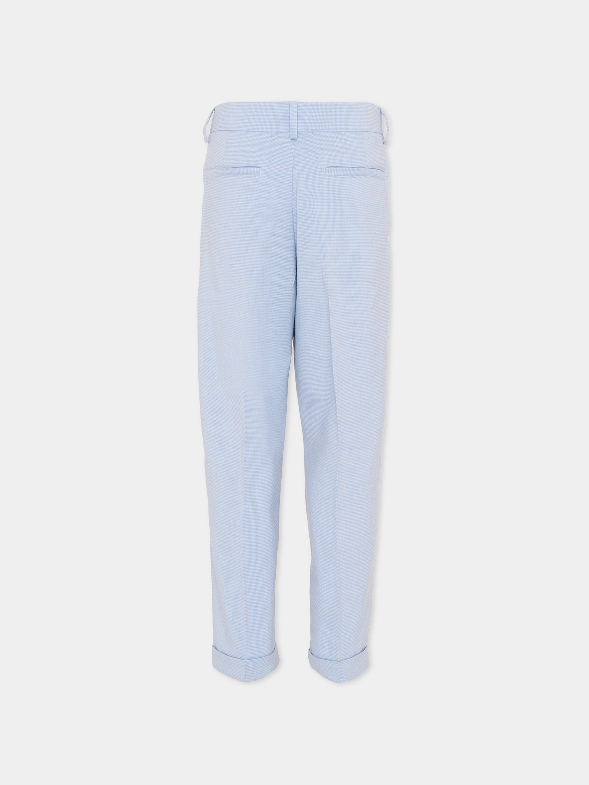 Pantaloni celesti per bambino,Boss,J52916 057