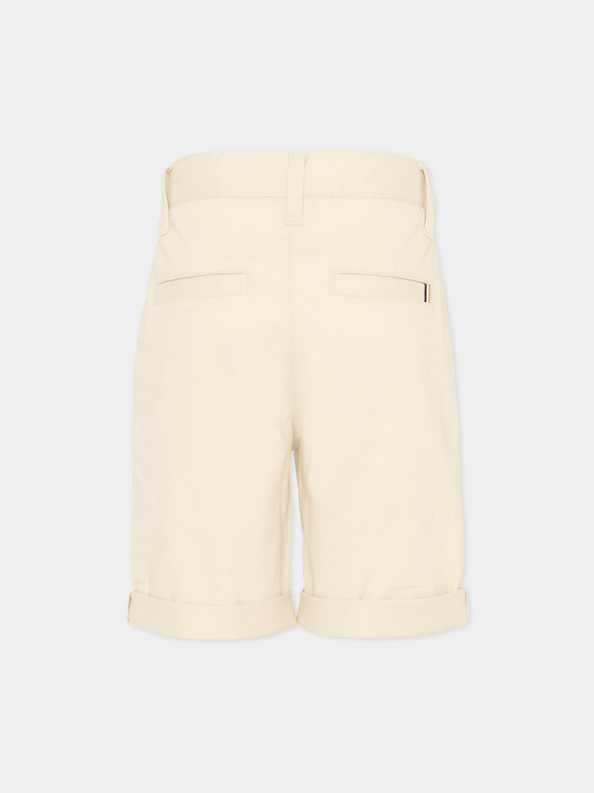 Shorts beige per bambino,Boss,J52921 21C