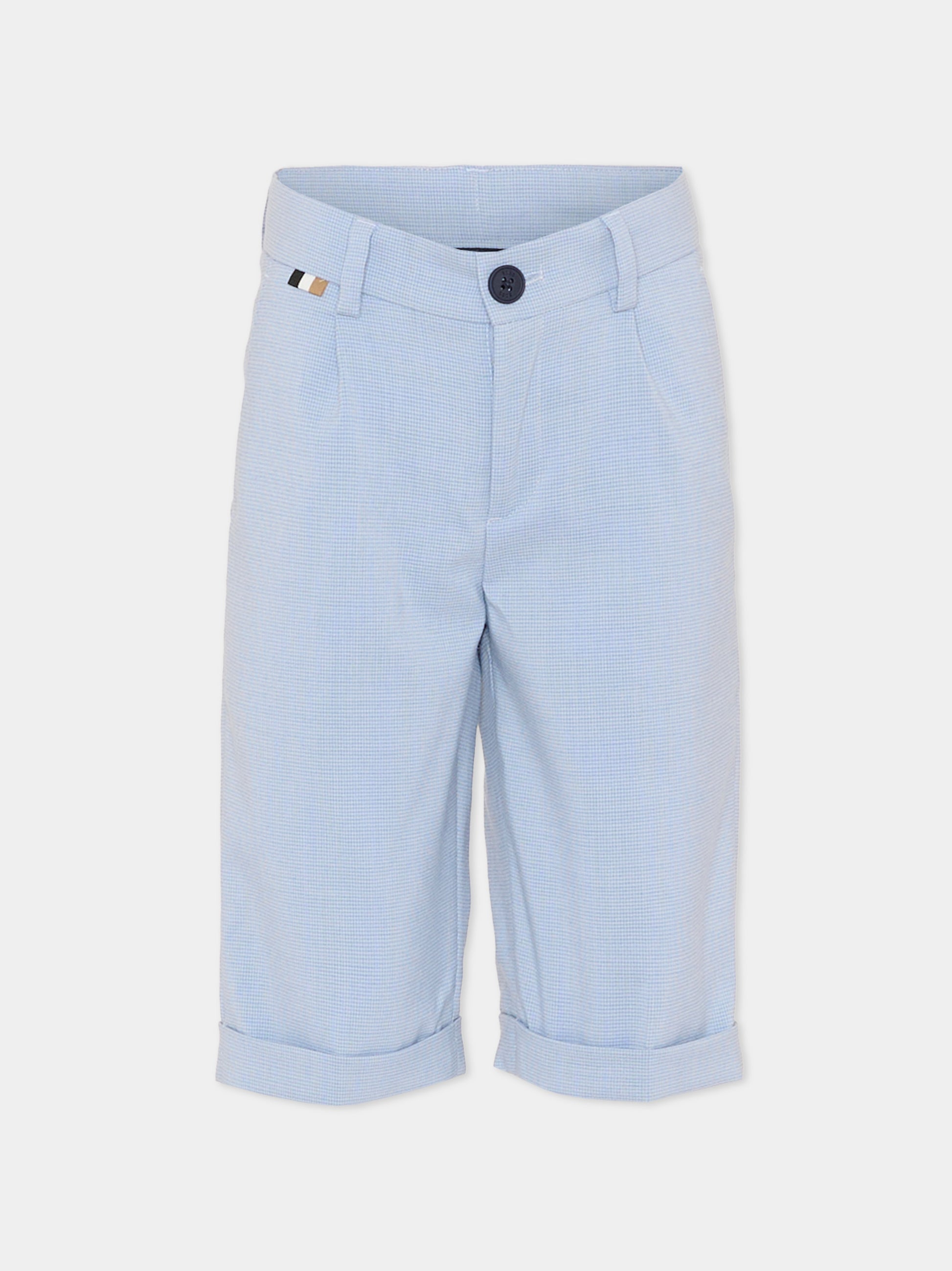 Shorts celesti per bambino,Boss,J52925 057