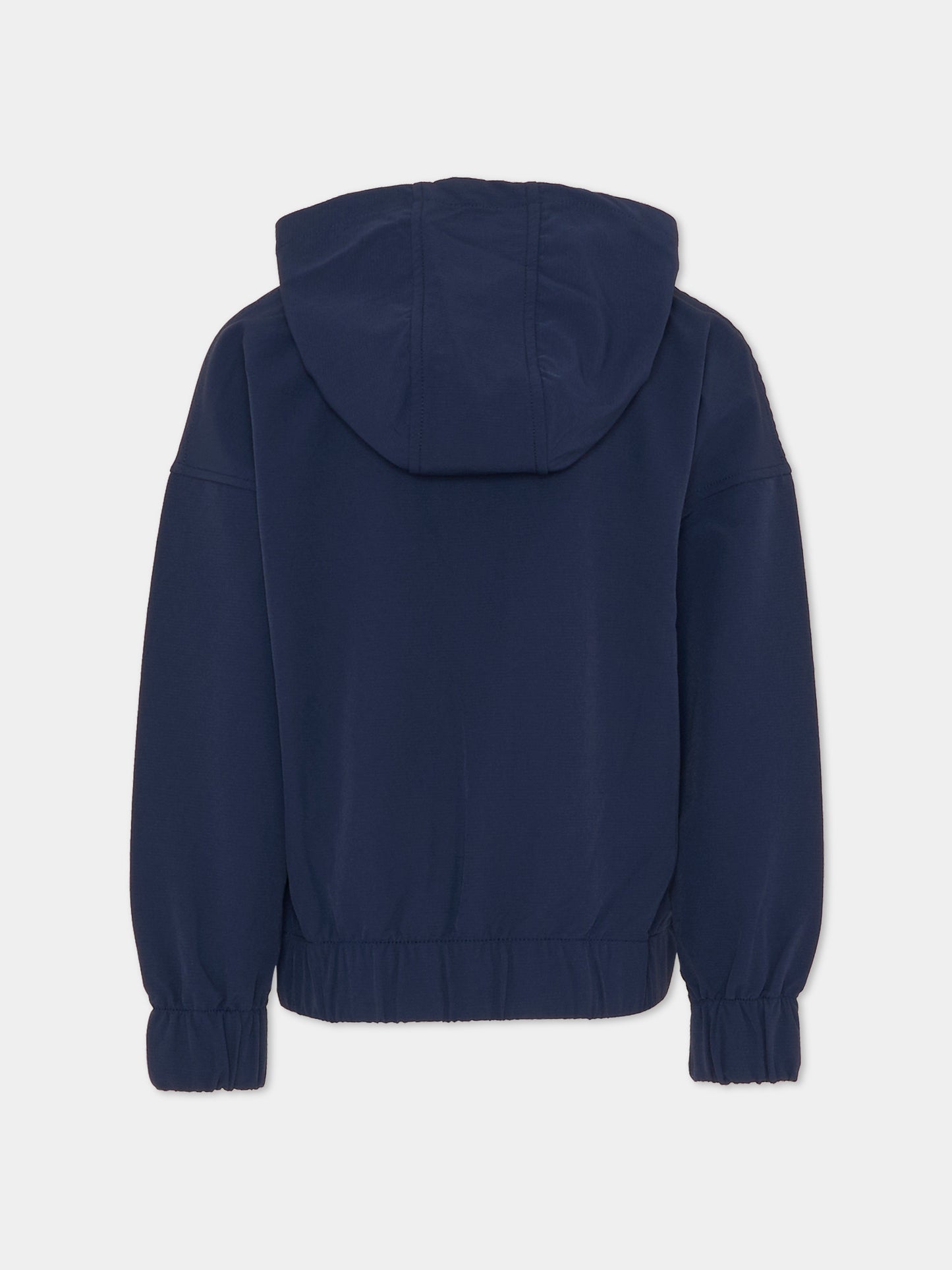 Giacca a vento blu per bambino con logo,Boss,J52967 849