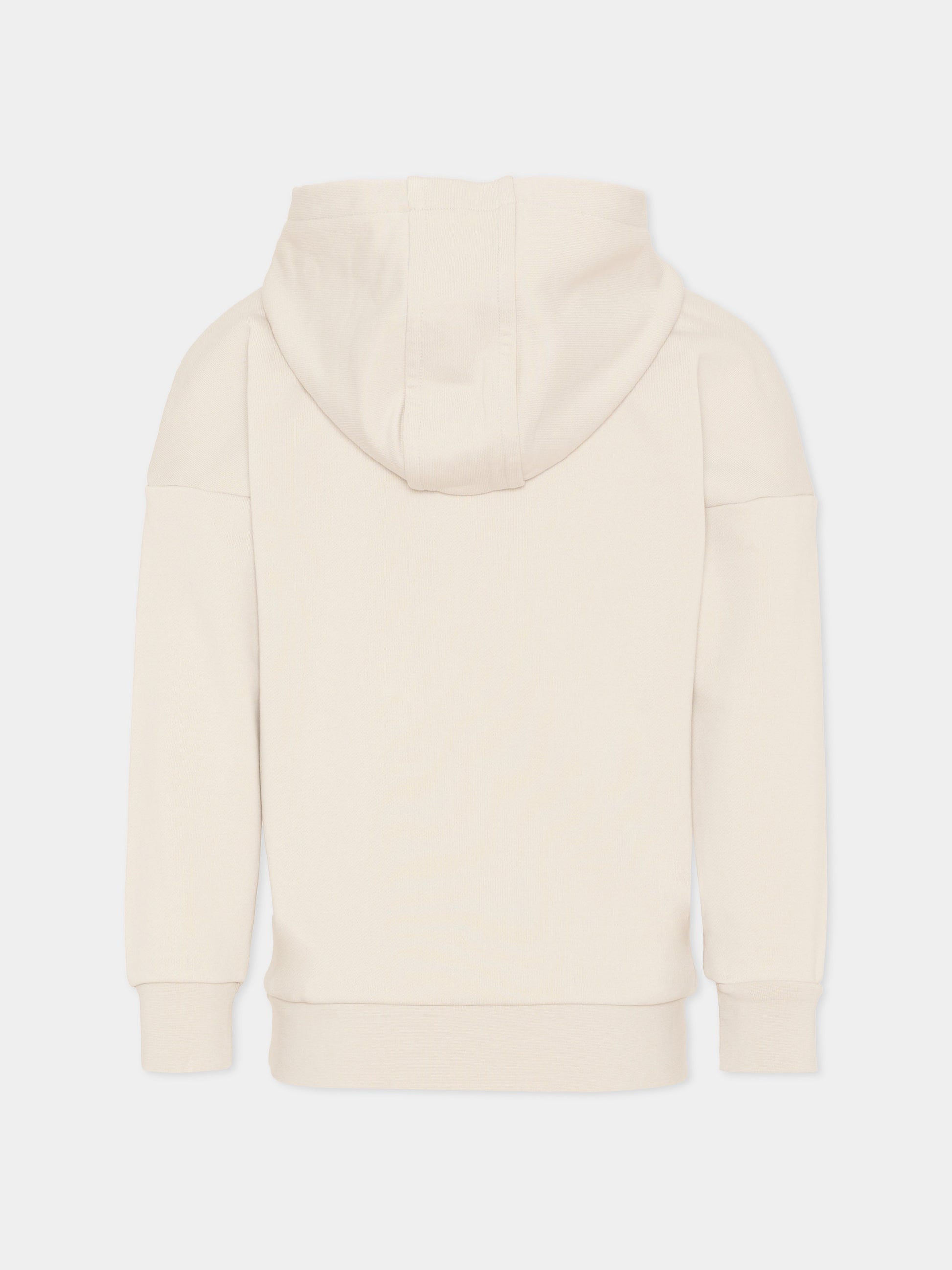 Felpa beige BOSS per bambino con logo,Boss,J52969 130