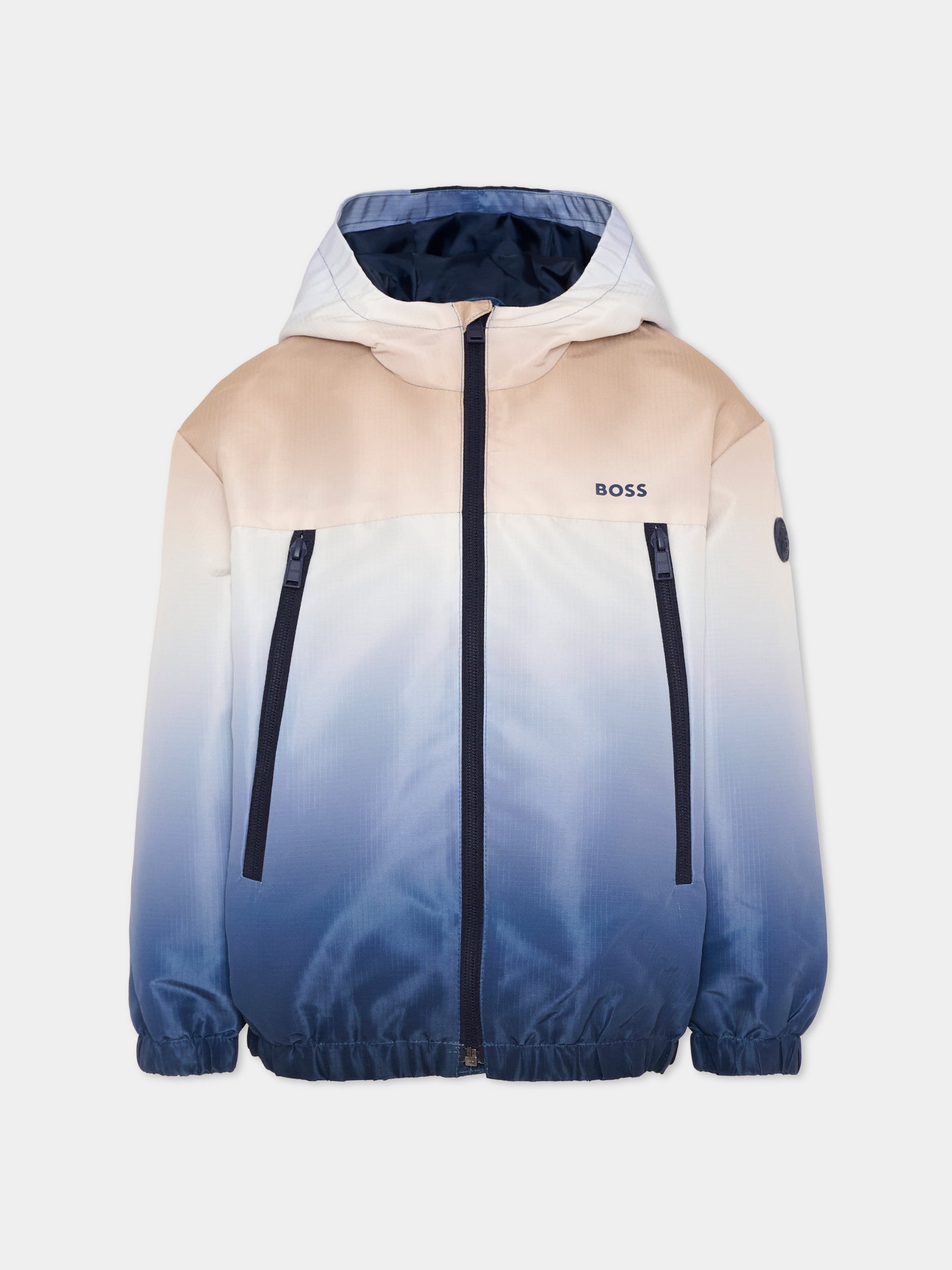 Giacca a vento multicolor per bambino,Boss,J52999 78K