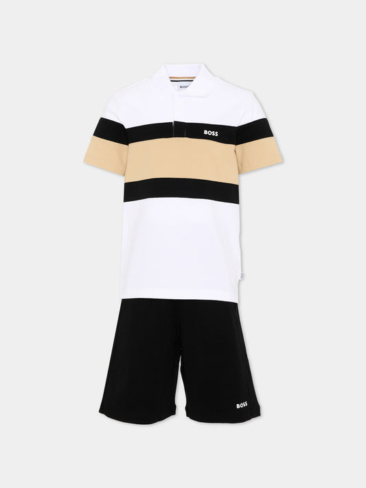 Completo sportivo multicolor per bambino,Boss,J53009 09B