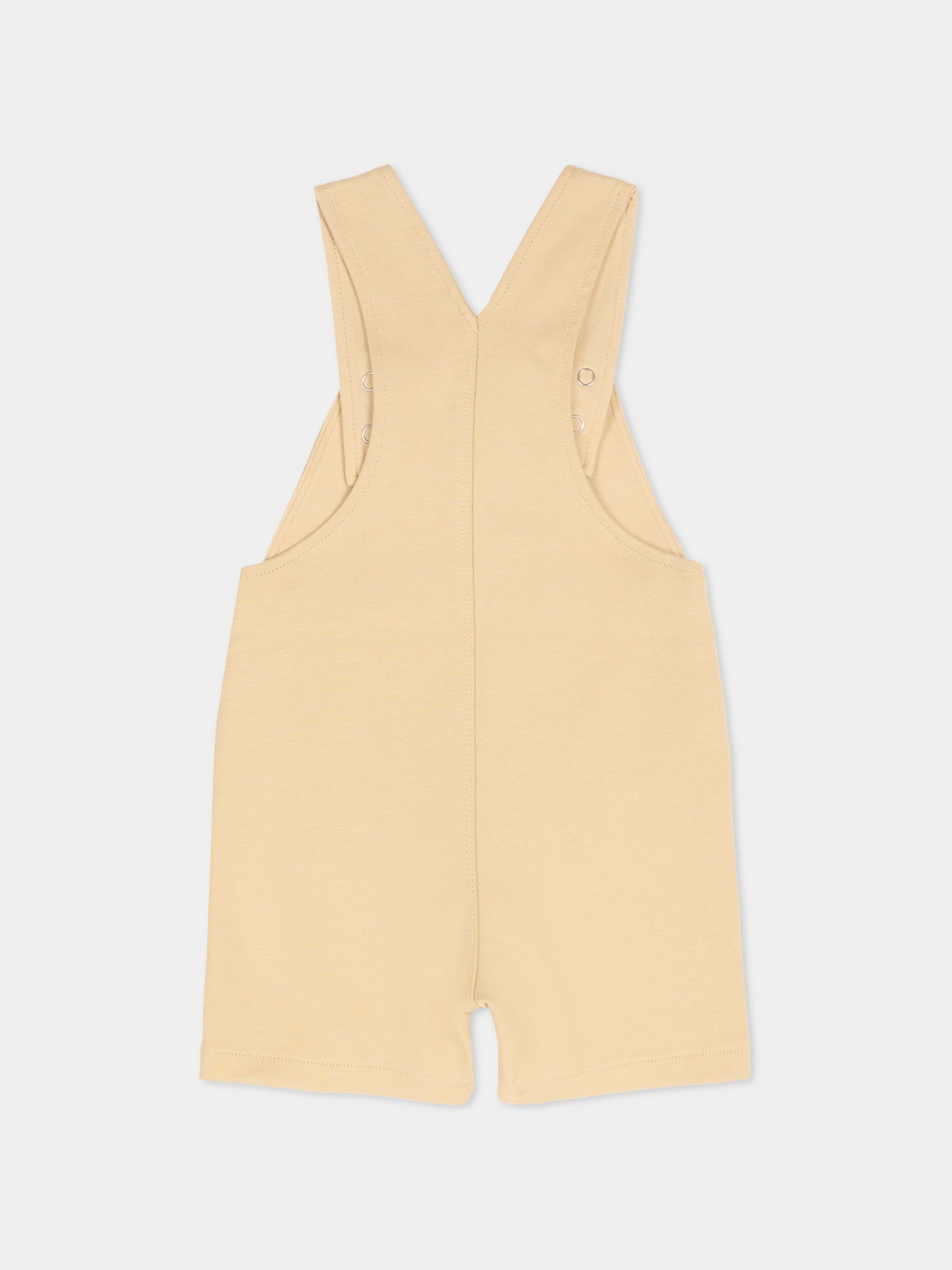 Salopette beige per neonato con logo,Boss,J53035 249